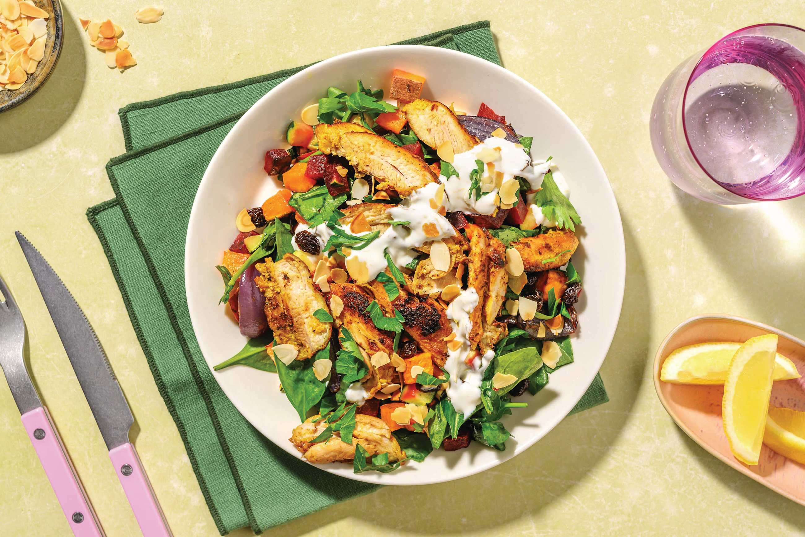 Chermoula Chicken & Roast Veggie Toss Recipe | HelloFresh