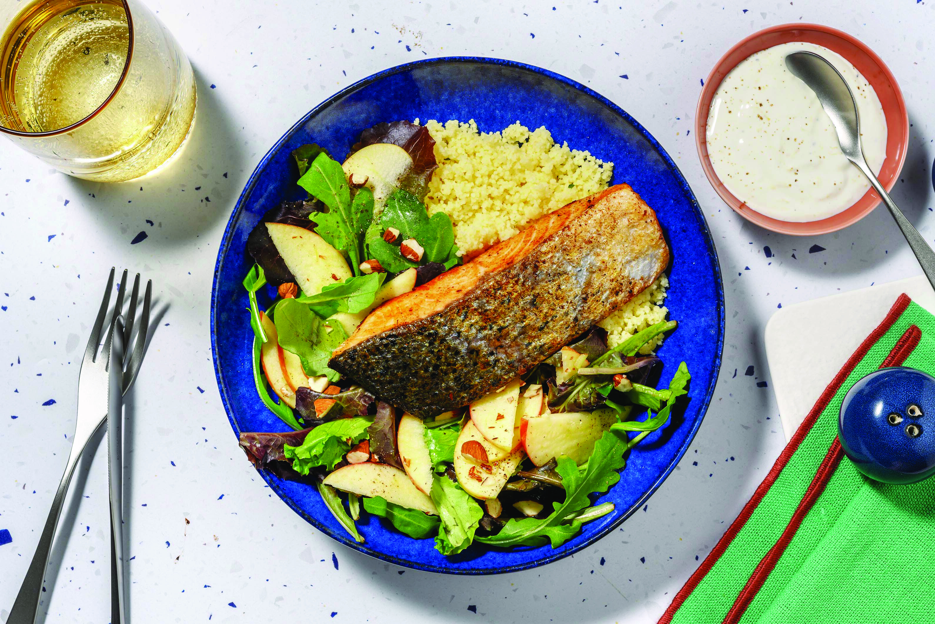 Double Chermoula Pan-Seared Salmon Recipe | HelloFresh