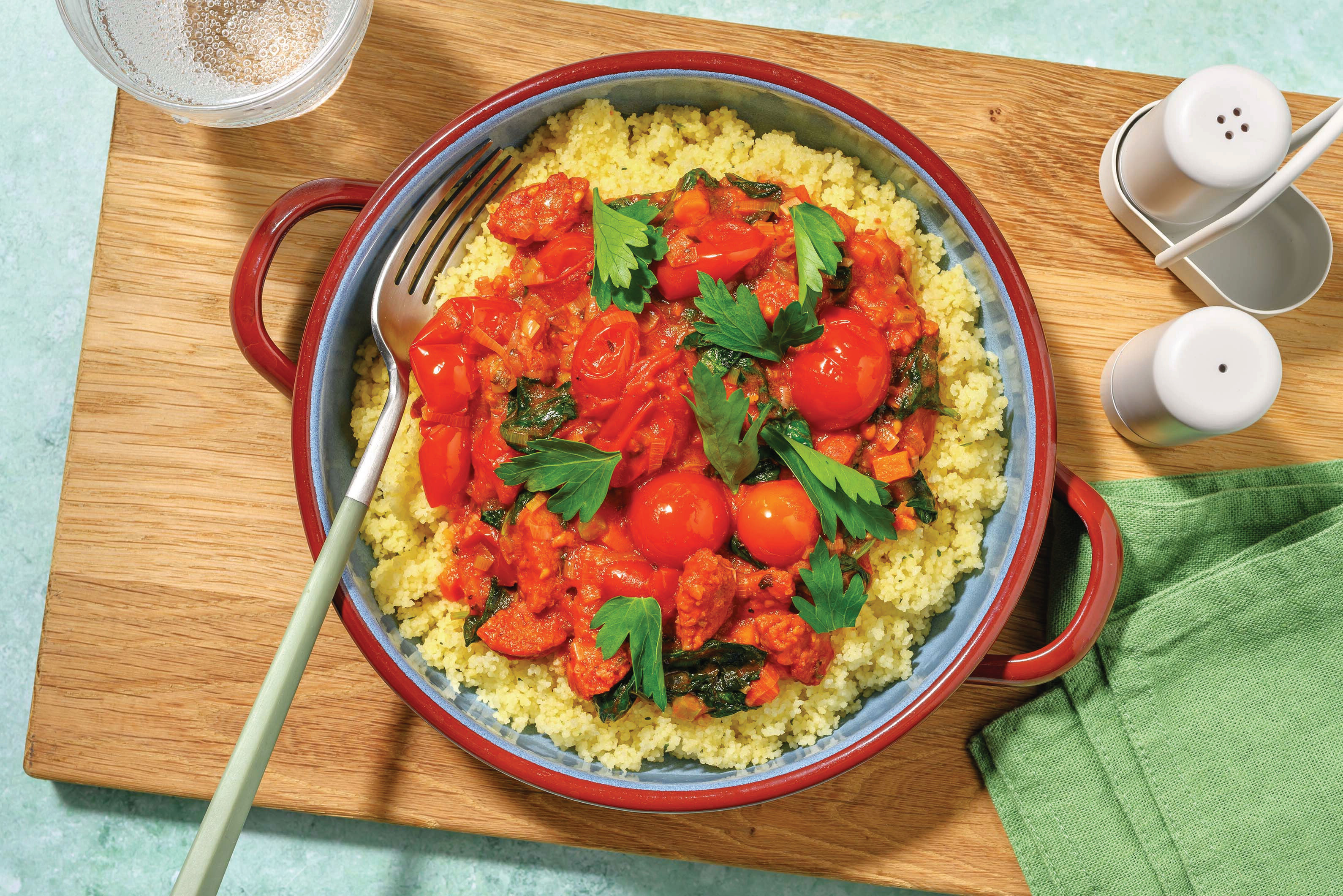 OnePot Chorizo, Chicken & Cherry Tomato Stew Recipe HelloFresh
