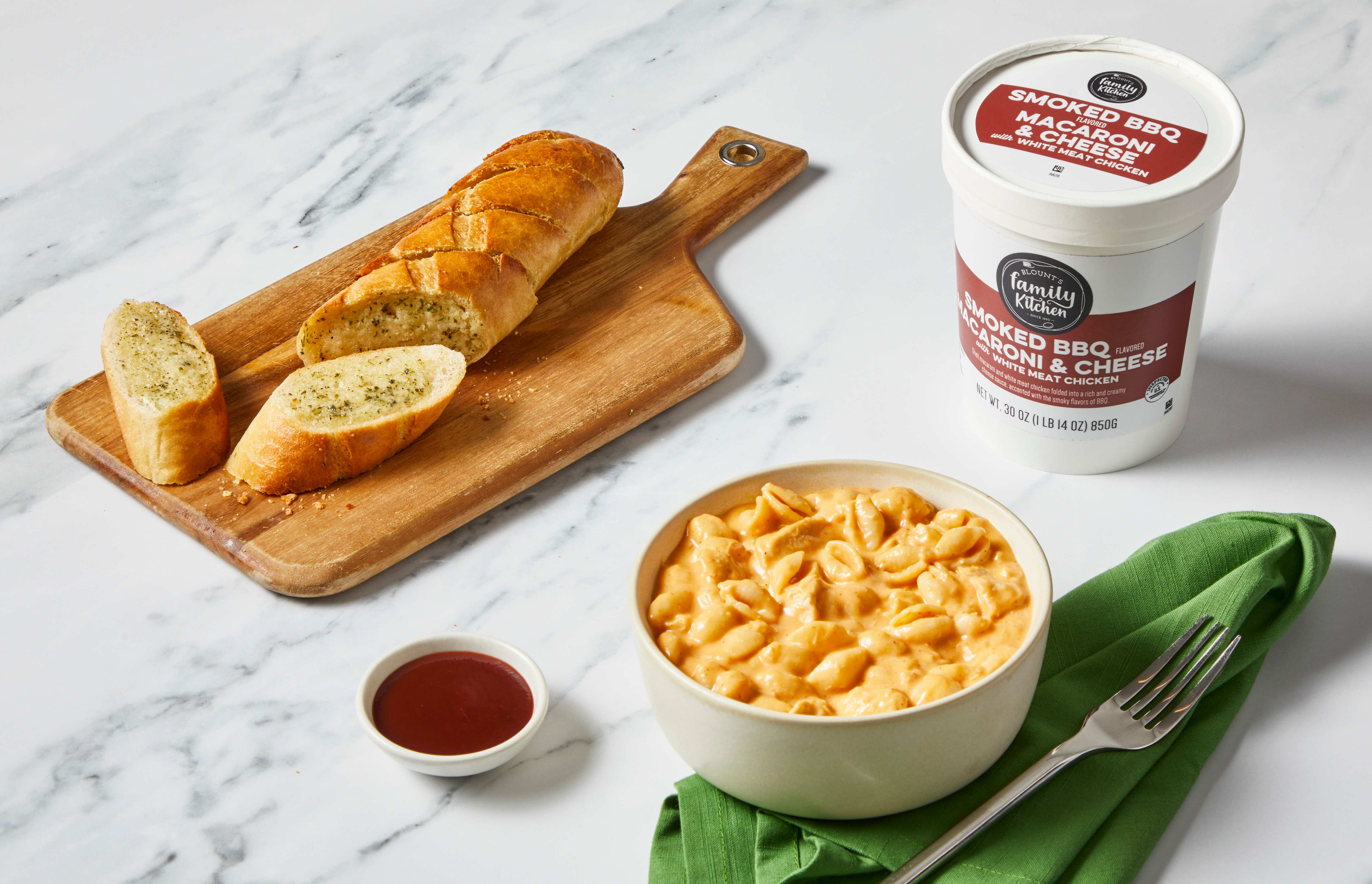 BBQ Chicken Mac with Garlic Bread Recipe HelloFresh