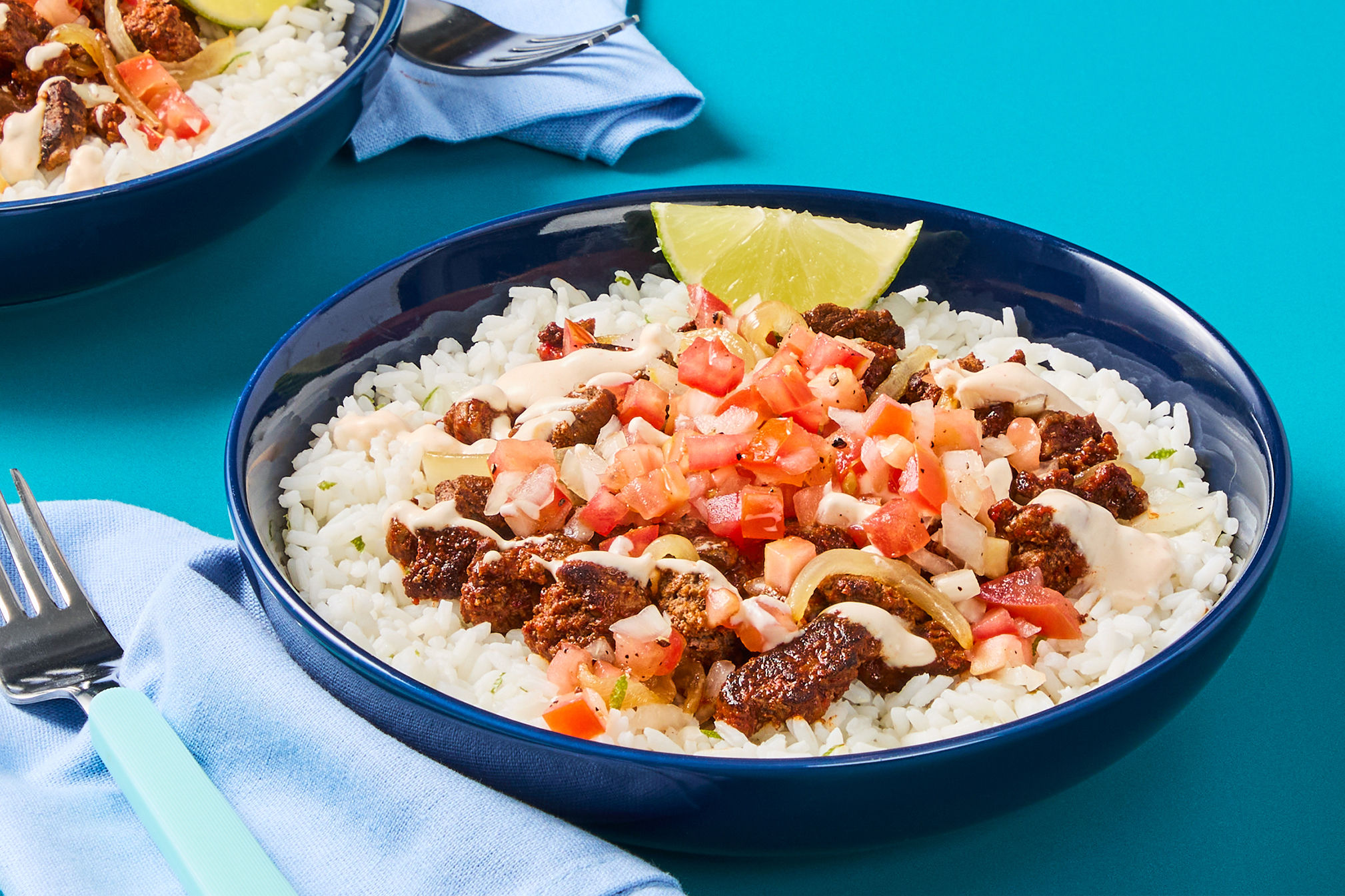 Zesty Ranch Rice Tex-Mex Steak Over Zesty Rice Recipe | HelloFresh