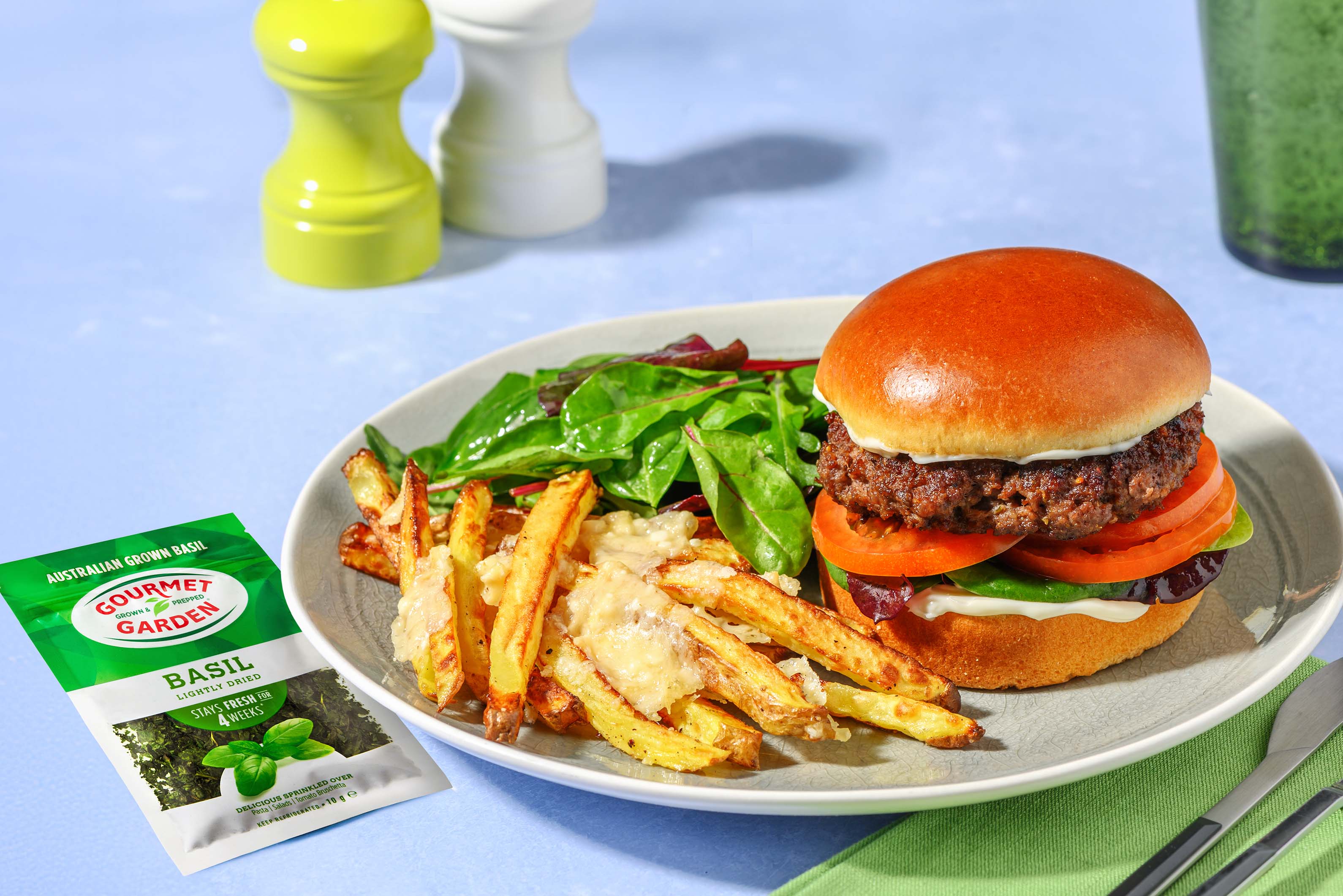 Italian Pork & Truffle Mayo Burger Recipe HelloFresh