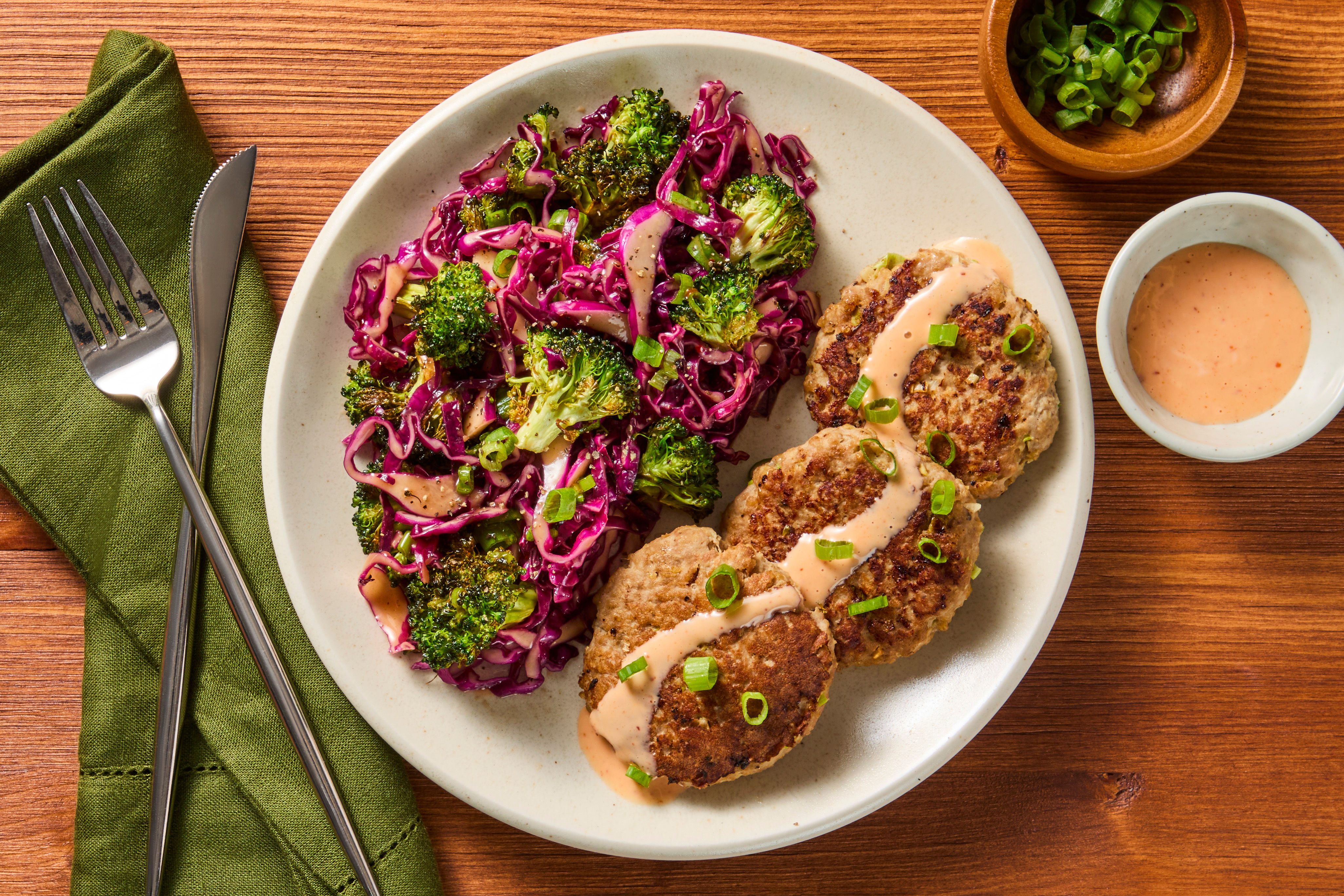Ginger Ponzu Beef Patties