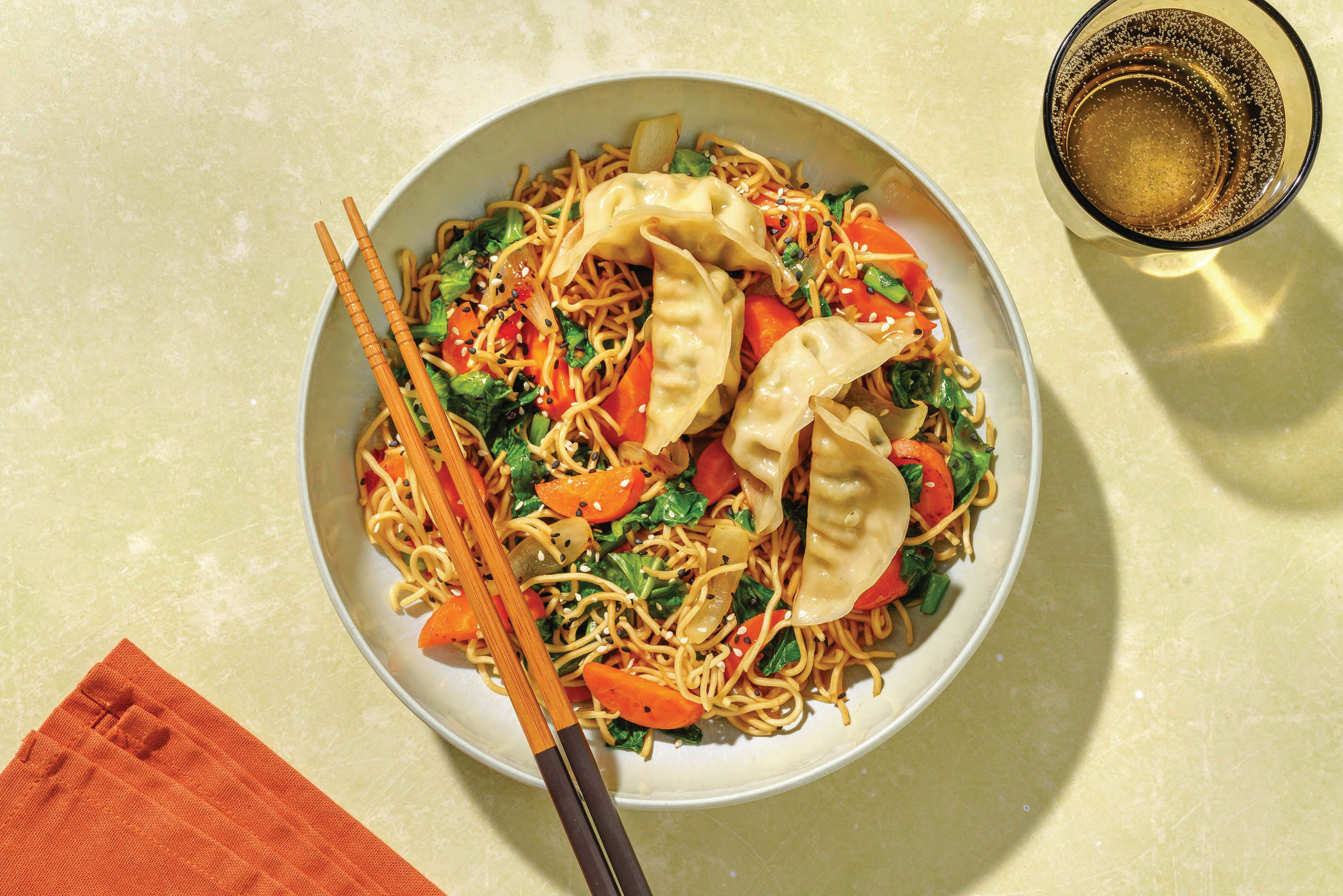 Prawns & Sweet Soy Egg Noodles Recipe HelloFresh