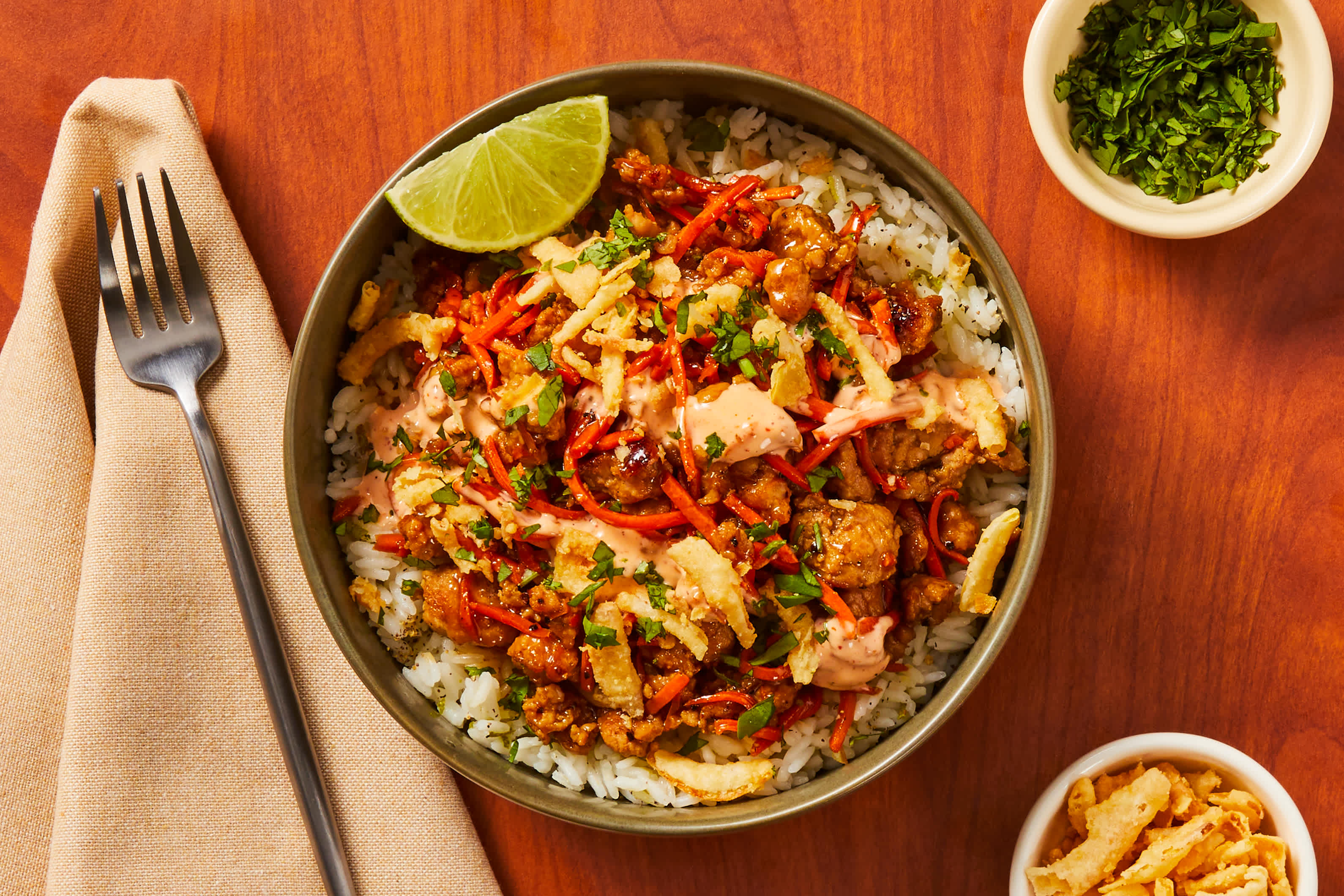 Sesame Soy Pork Bowls