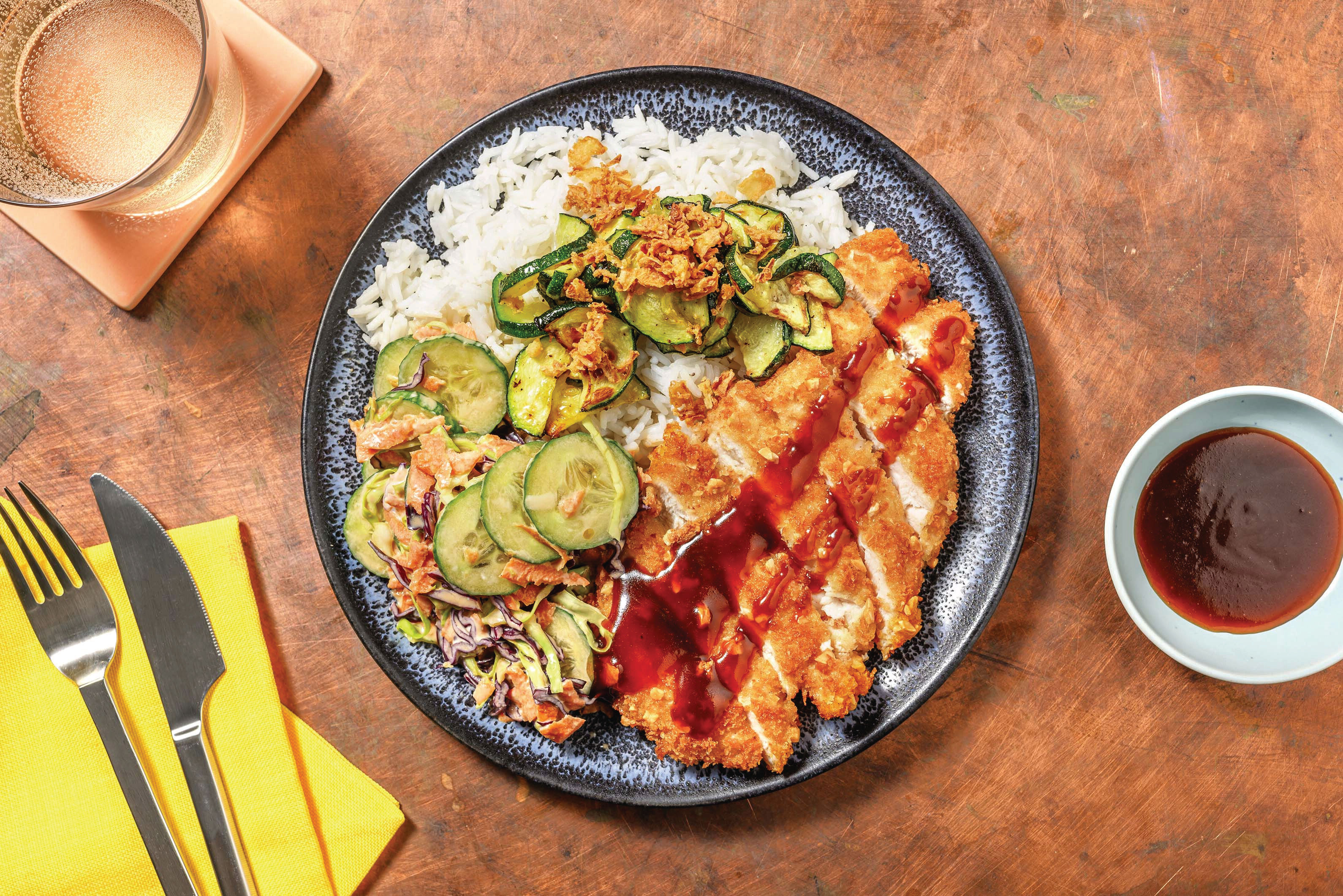 Chicken Katsu & Garlic Rice Recipe | HelloFresh