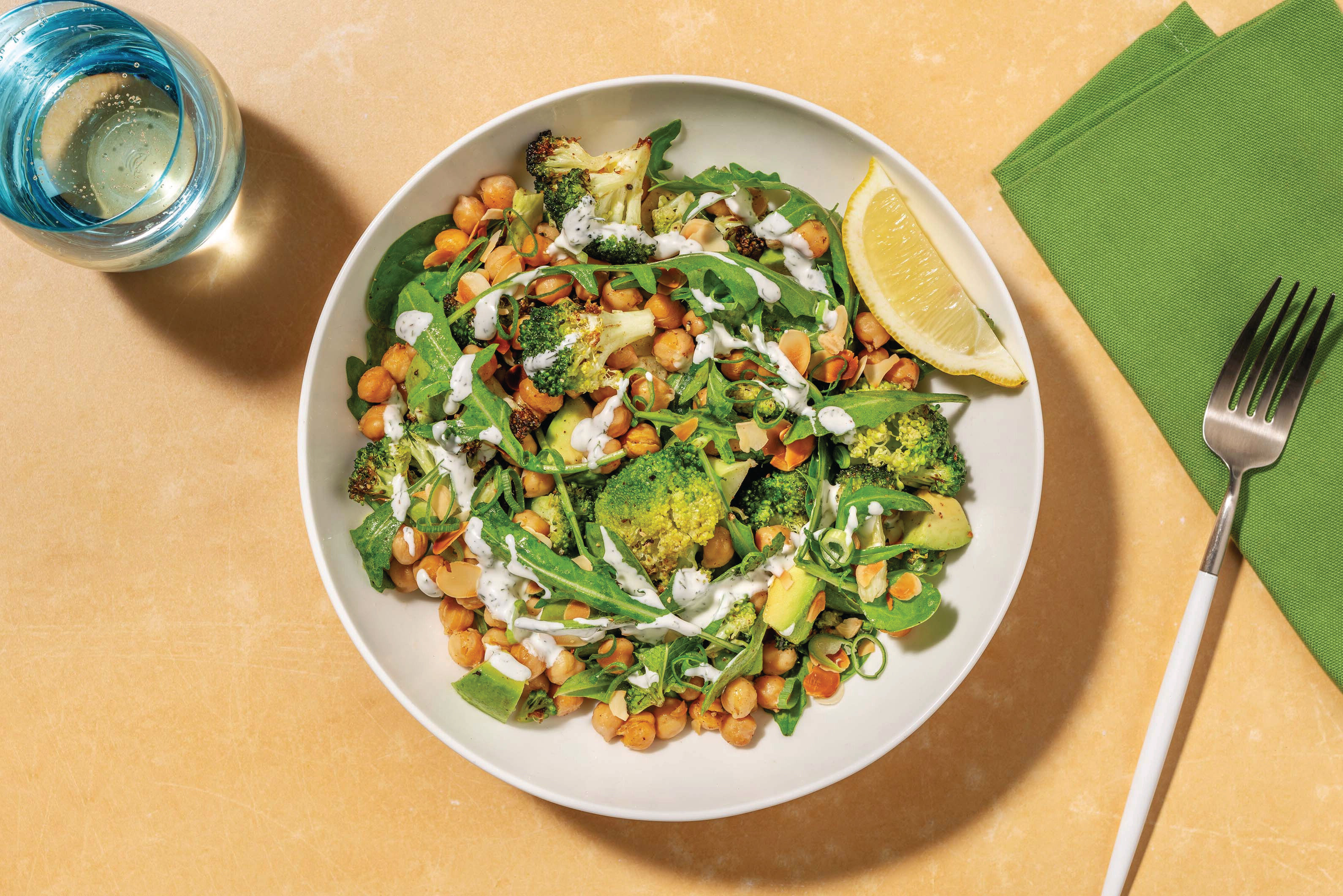 Roast Chickpea & Broccoli Super Salad Recipe HelloFresh