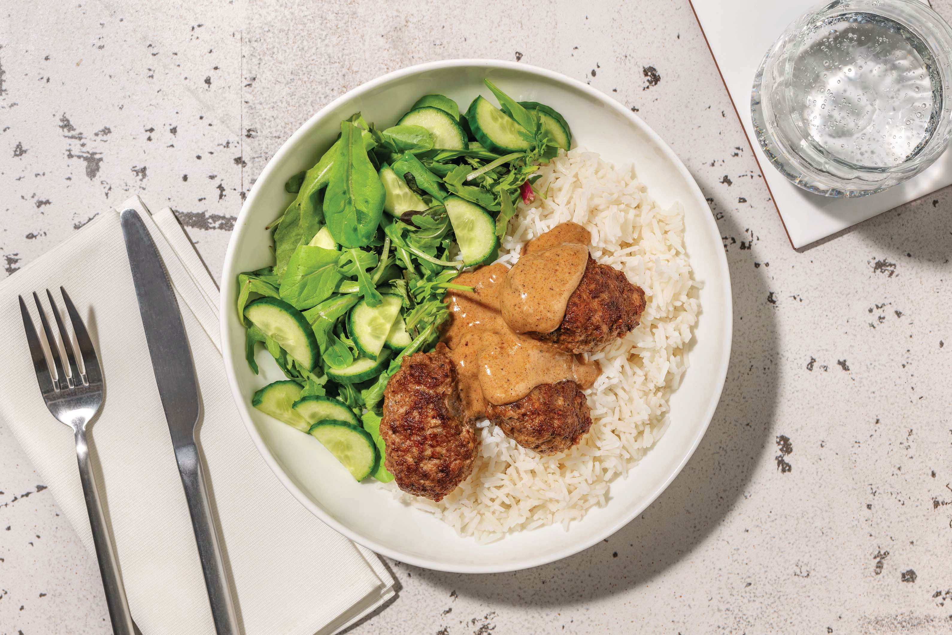 Easy Lamb Kofta & Cucumber Salad Recipe HelloFresh