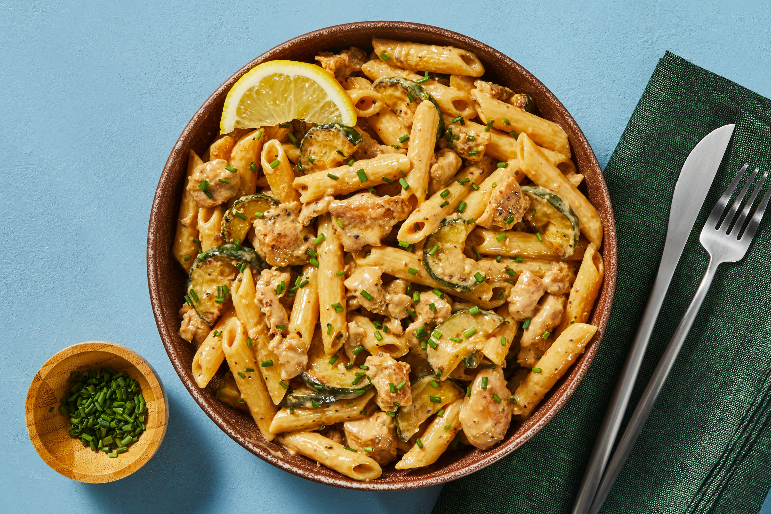 German-Style Smoky Chicken Penne Recipe | HelloFresh