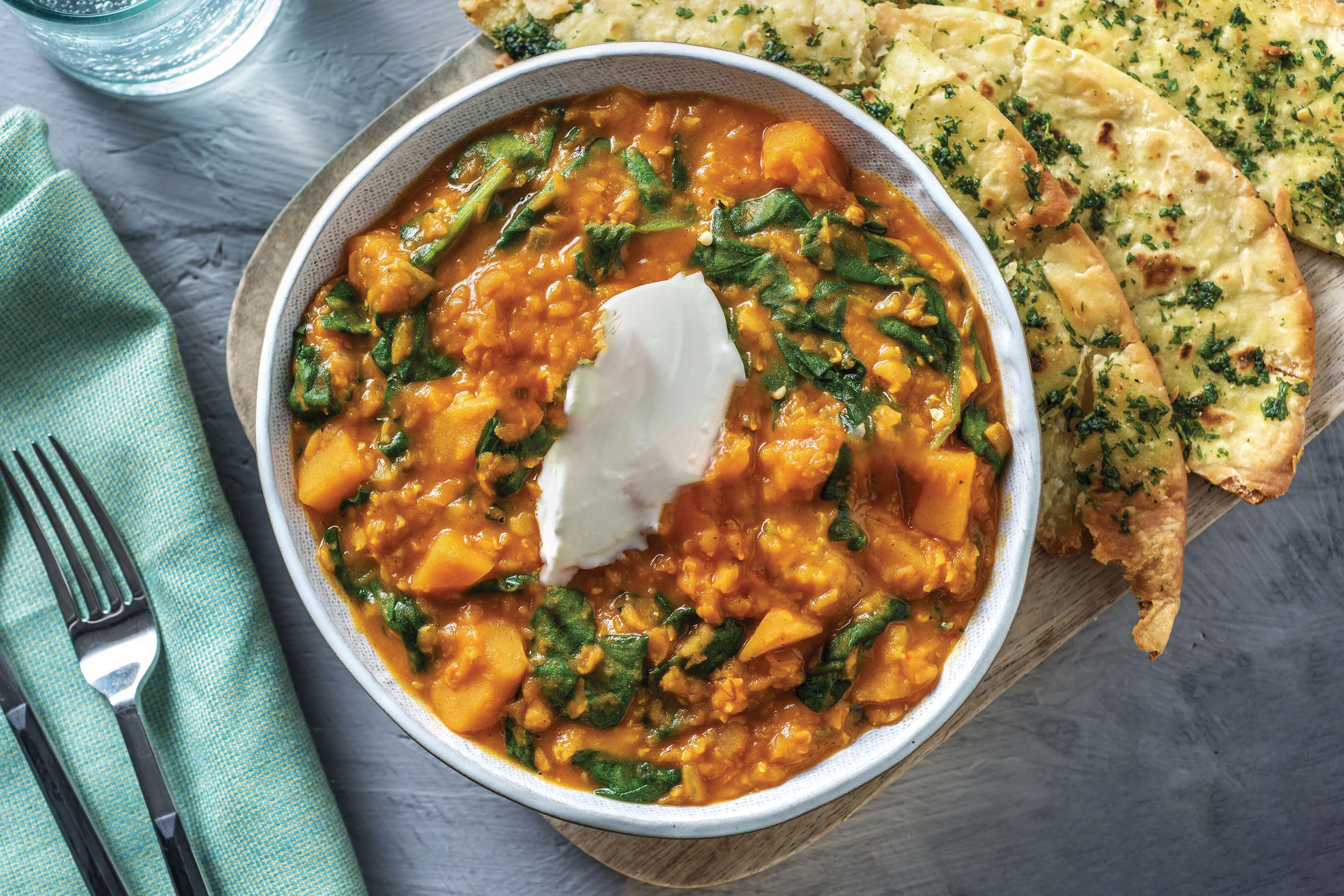 Indian Lentil, Chicken & Veggie Coconut Dhal Recipe HelloFresh