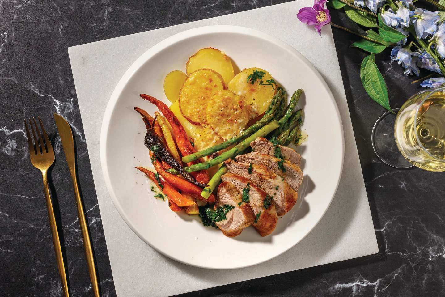 Parsley Butter Pork Tenderloin Recipe HelloFresh