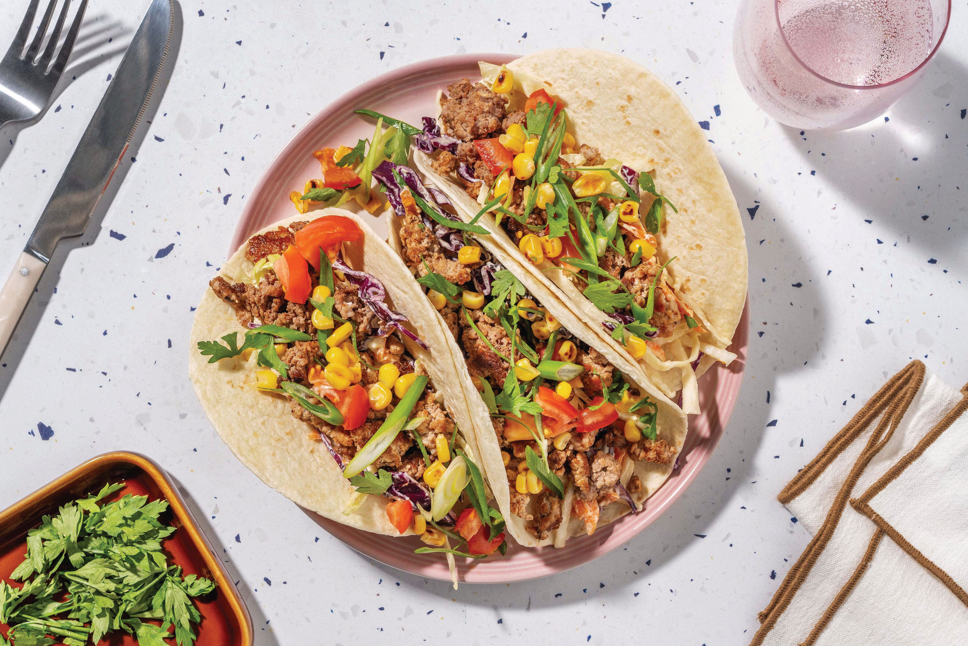 Easy Beef & Pork Tacos Recipe HelloFresh