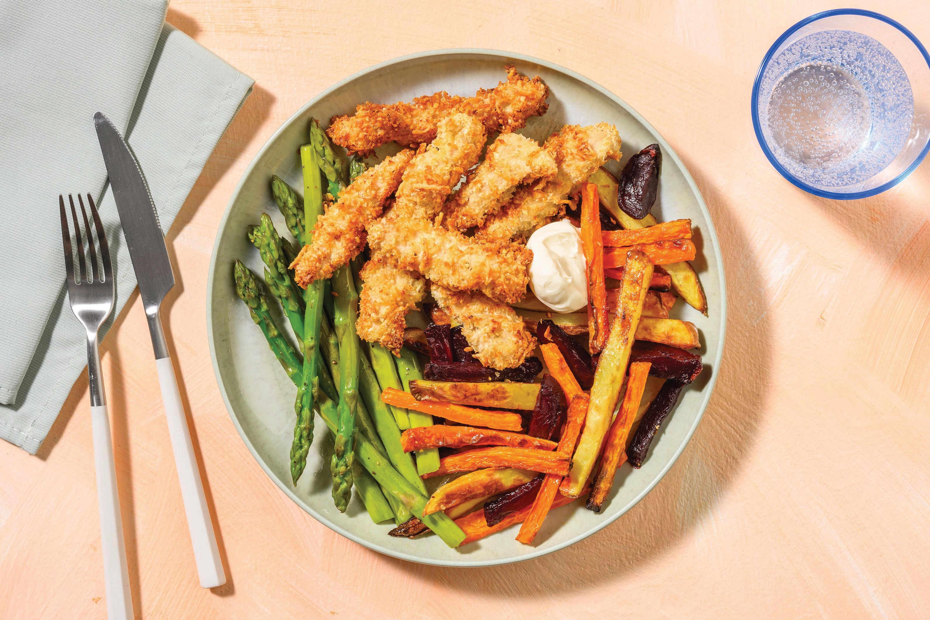 ParmesanCrumbed Chicken Recipe HelloFresh