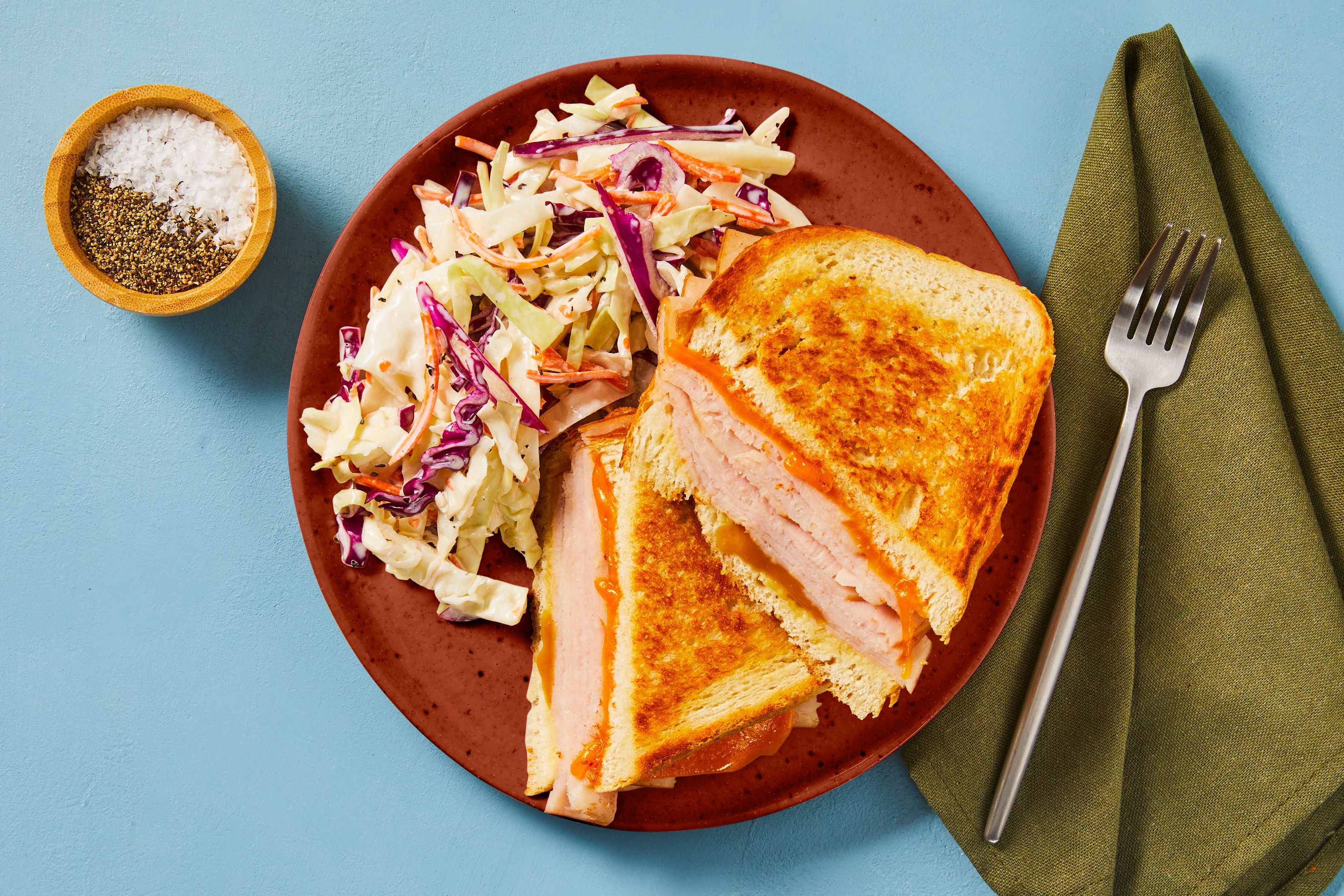 Honey Dijon Turkey Cheddar Melts