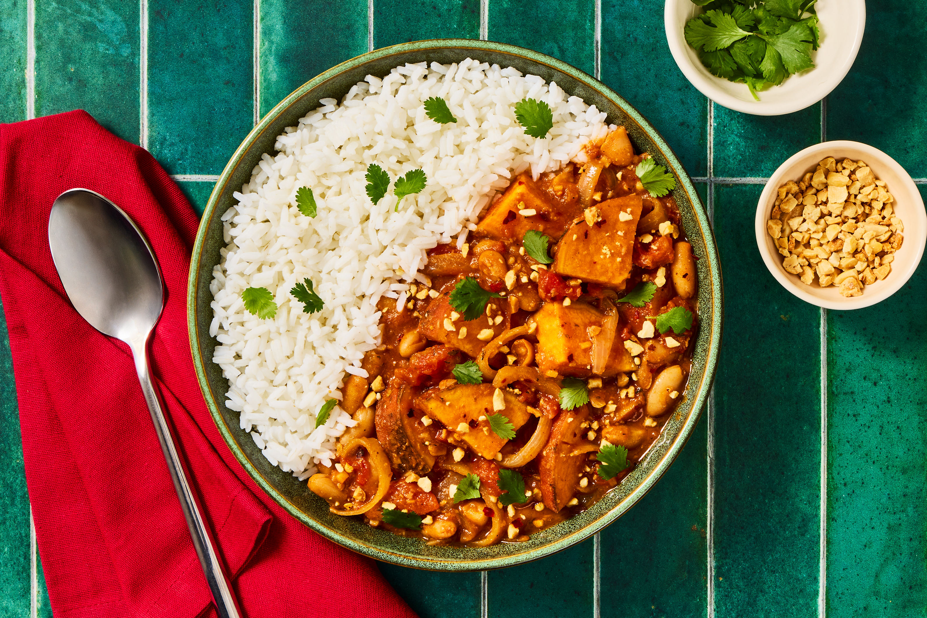 Gambian Style Spiced Peanut Stew