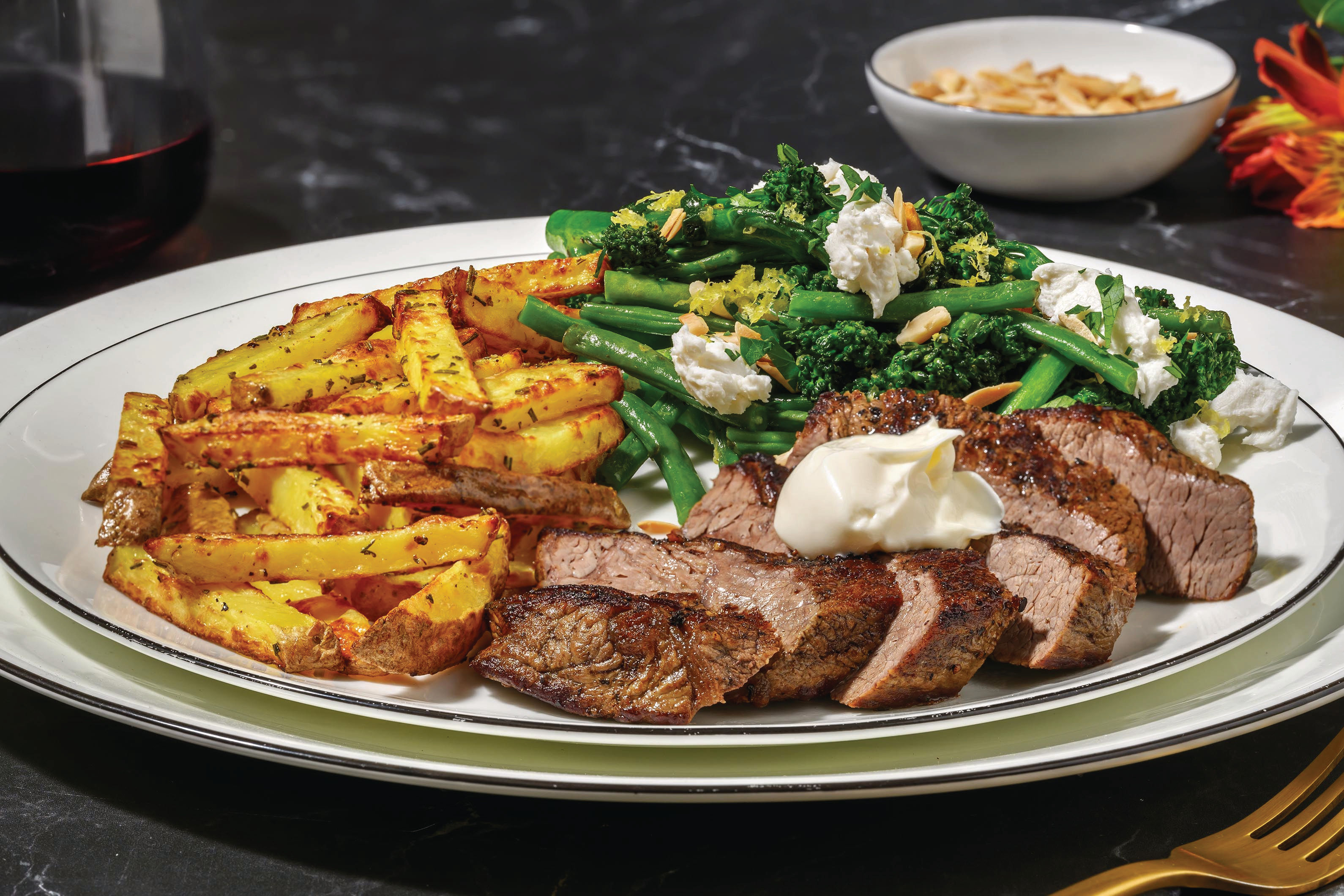 Eye Fillet Steak & Rosemary Fries Recipe HelloFresh — free download