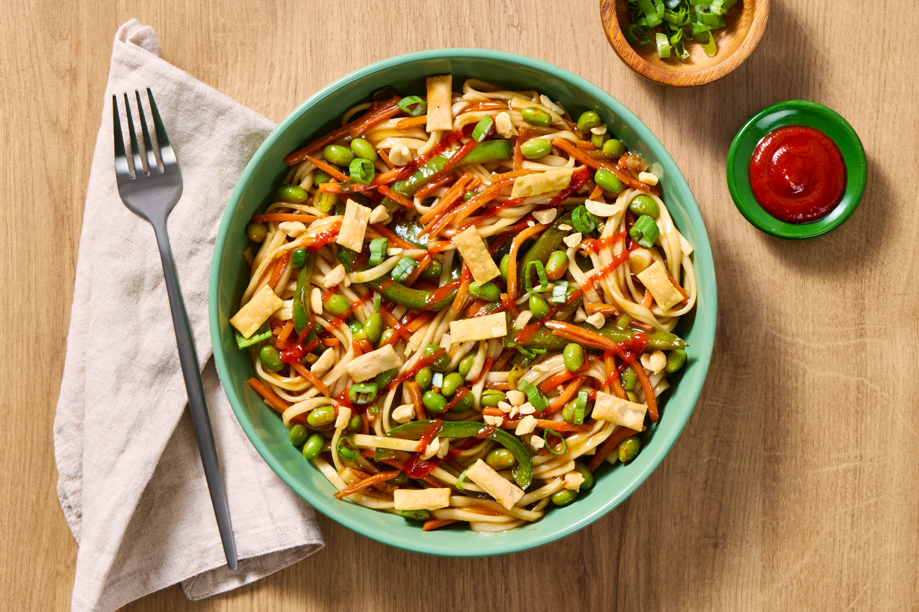 Bell Pepper & Edamame Lo Mein