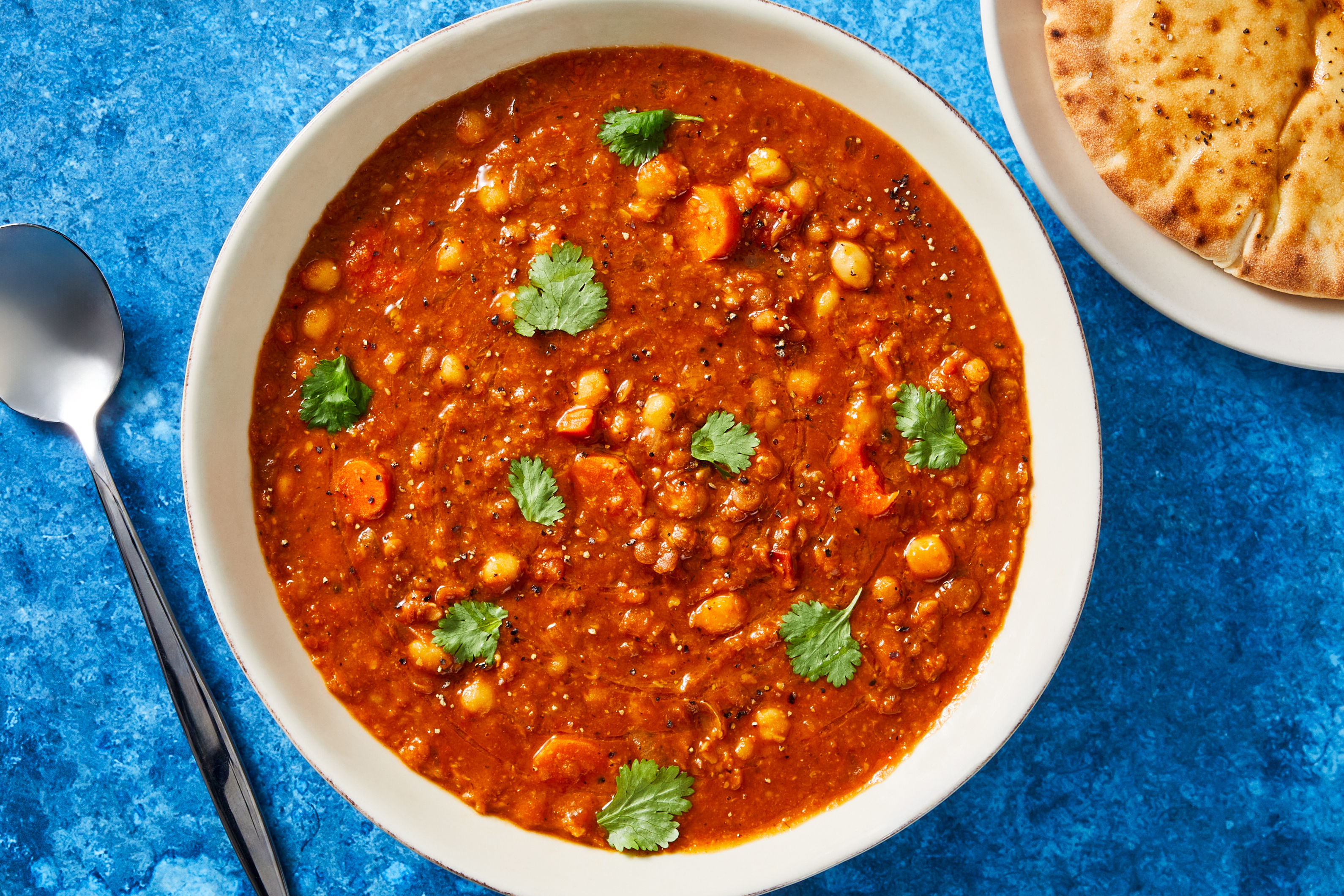 Harissa Spiced Beef & Lentil Soup