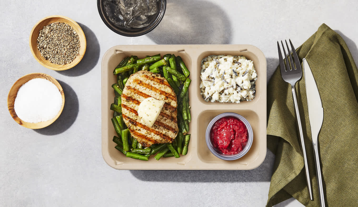 ReadytoHeat CranberryApple Pork Chop Recipe HelloFresh