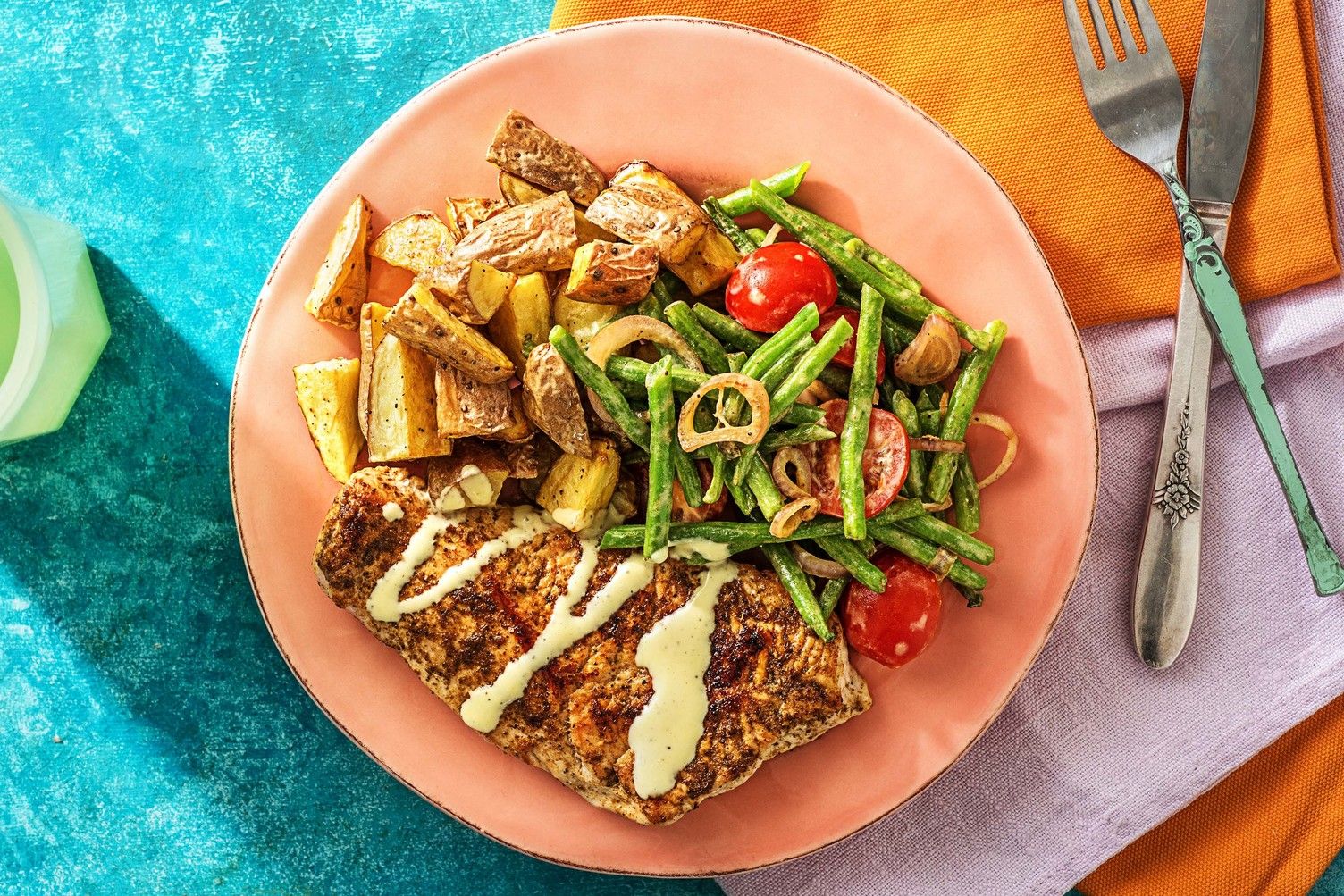 Cajun Blackened Turkey and Roasted Potatoes Recipe HelloFresh