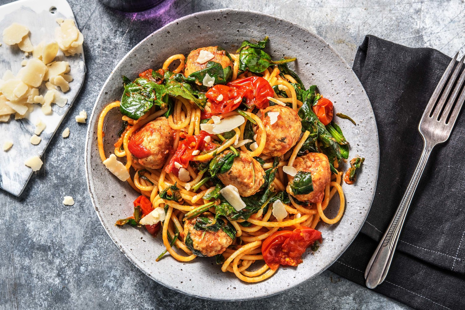 Spaghetti Met Kipgehaktballetjes Recept Hellofresh