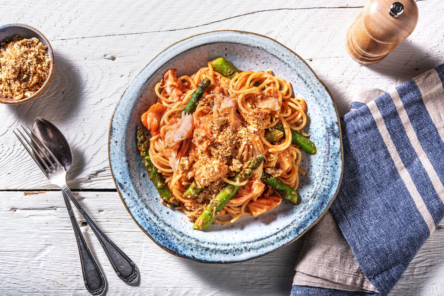 Hellofresh Spaghetti Hot Smoked Salmon Spaghetti Recipe | HelloFresh