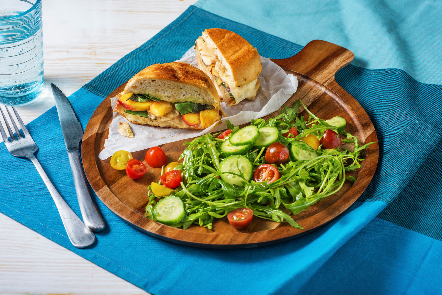 Pesto Mozzarella & Nectarine Grilled Cheese Recipe HelloFresh