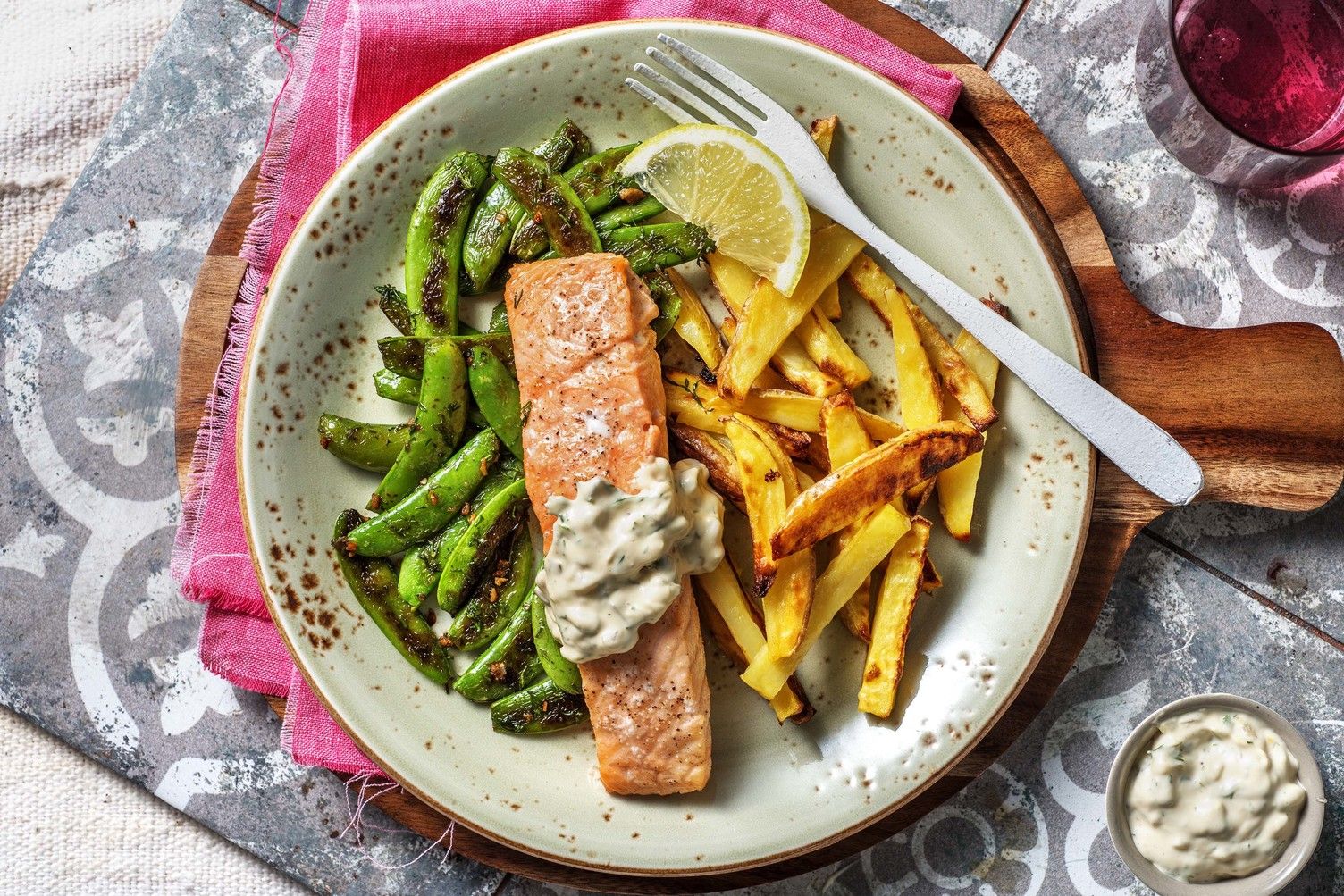 Salmon and Chips Recipe HelloFresh
