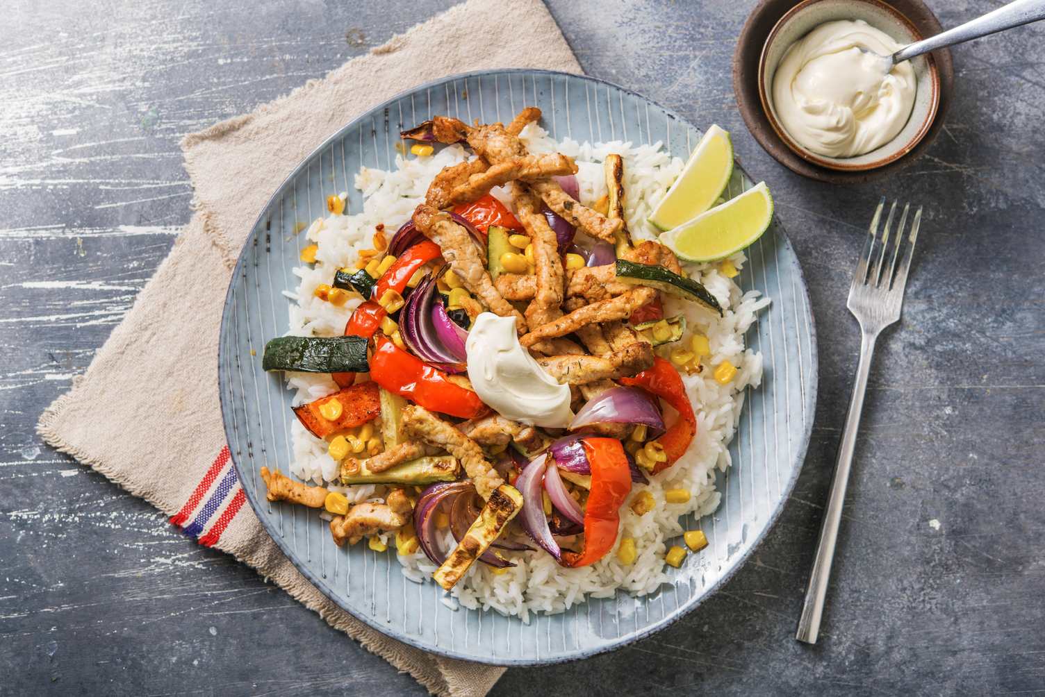 Fajita bowl HelloFresh