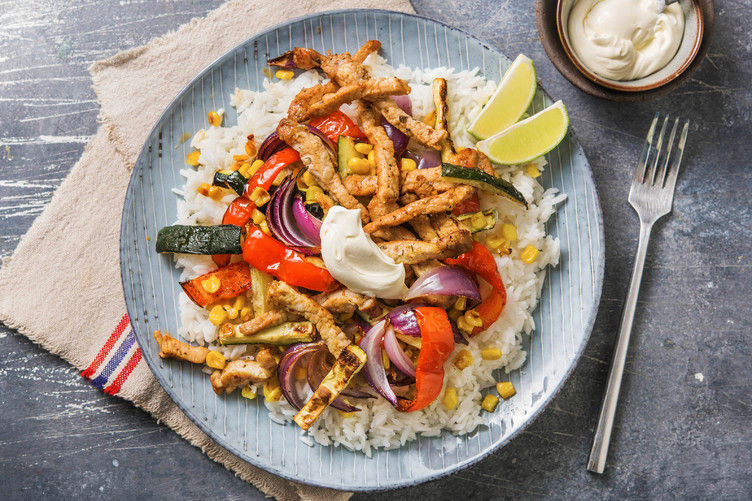 Fajita bowl HelloFresh