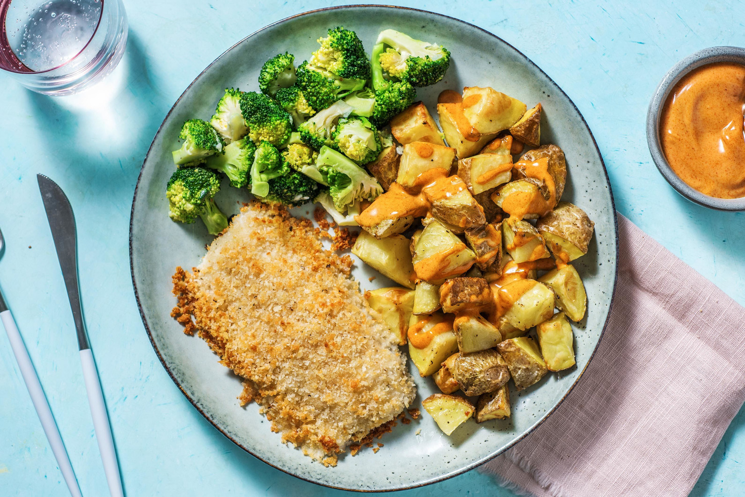 Glazed Cajun Basa and Spiced Chips Recipe | HelloFresh