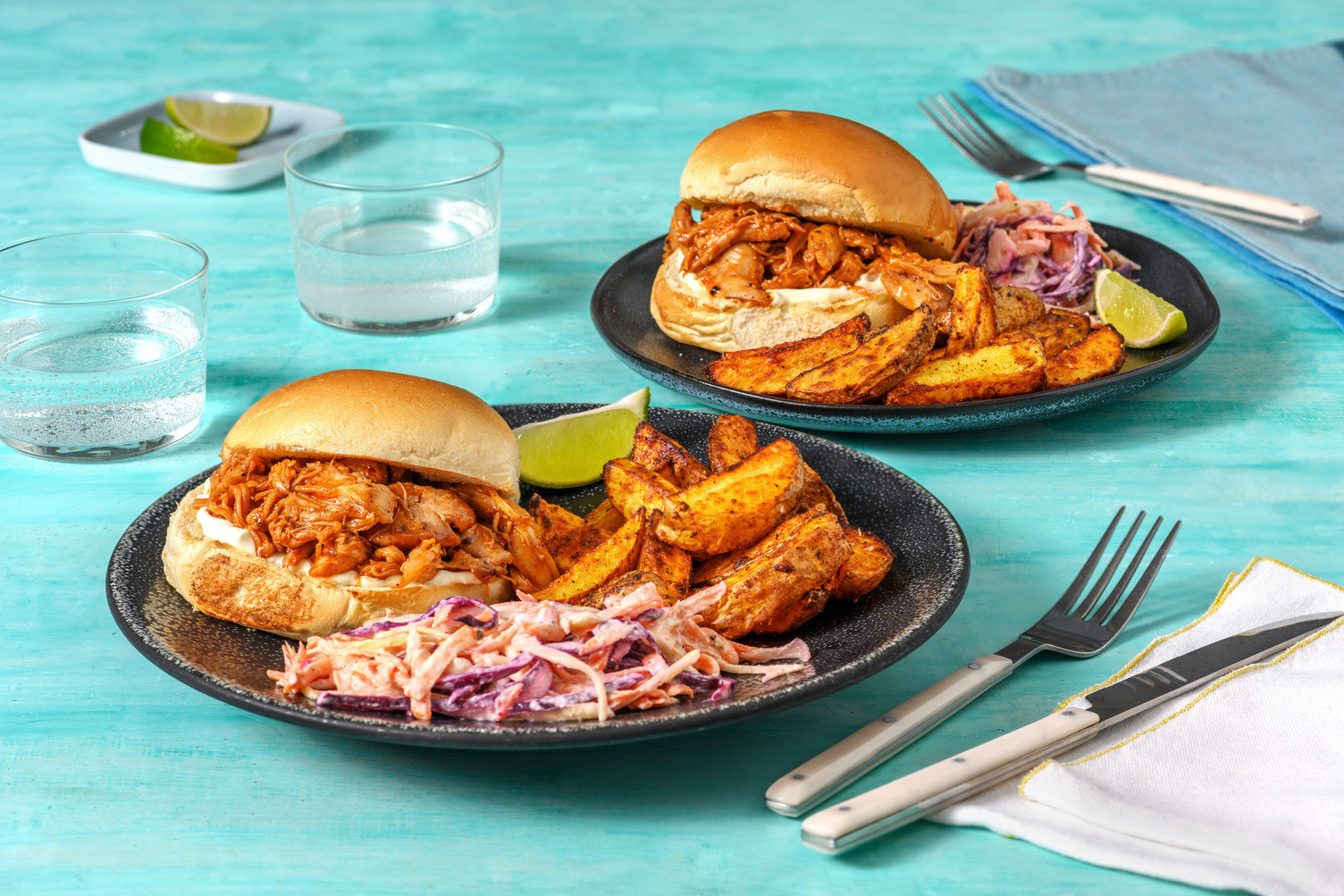 pulled-bbq-chicken-buns-recipe-hellofresh