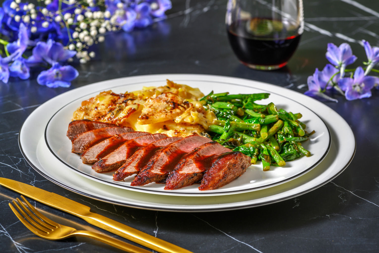 Rosemary Lamb Loin and Red Wine Jus Recipe HelloFresh
