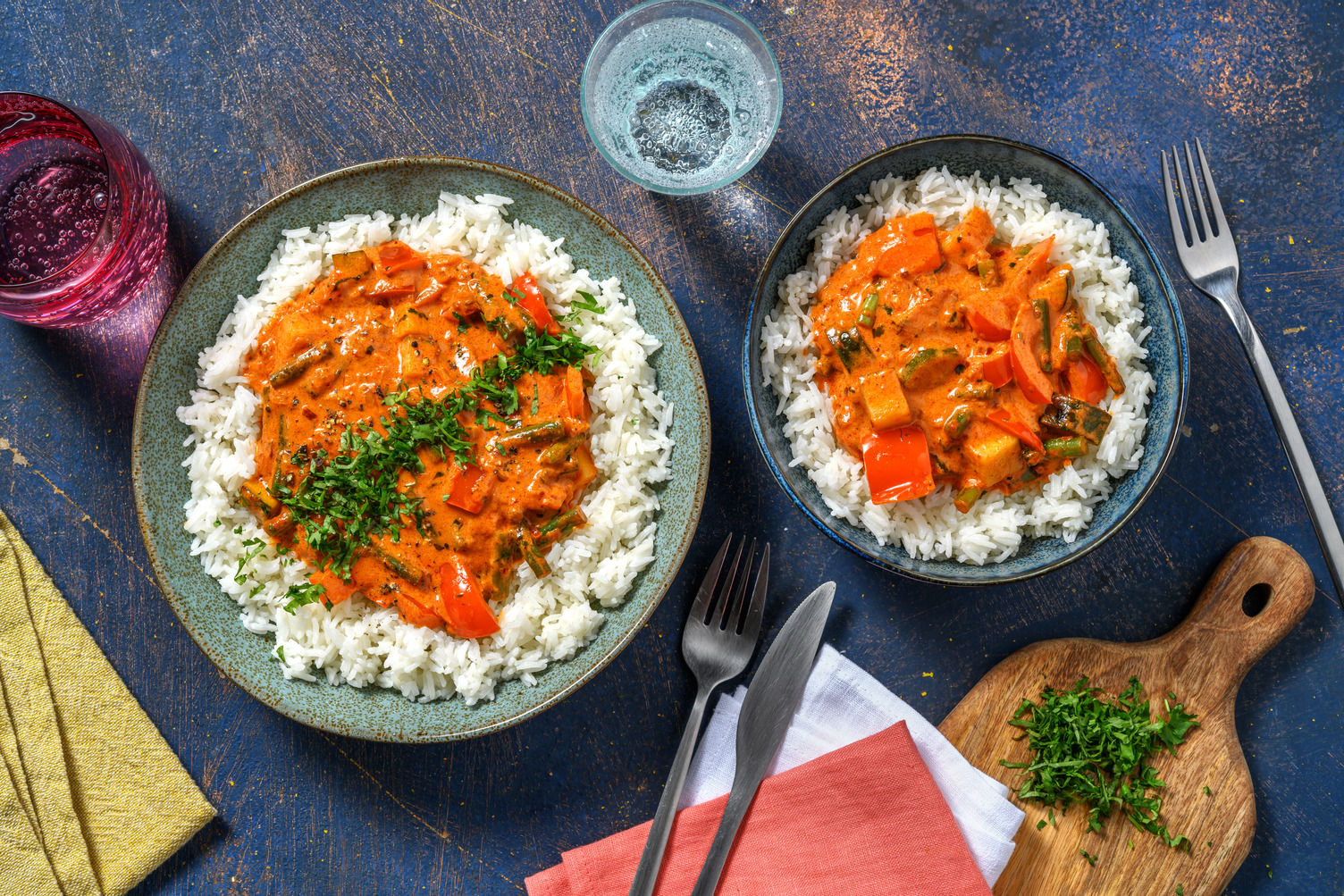 Veggie Tikka Masala and Basmati Rice Recipe HelloFresh