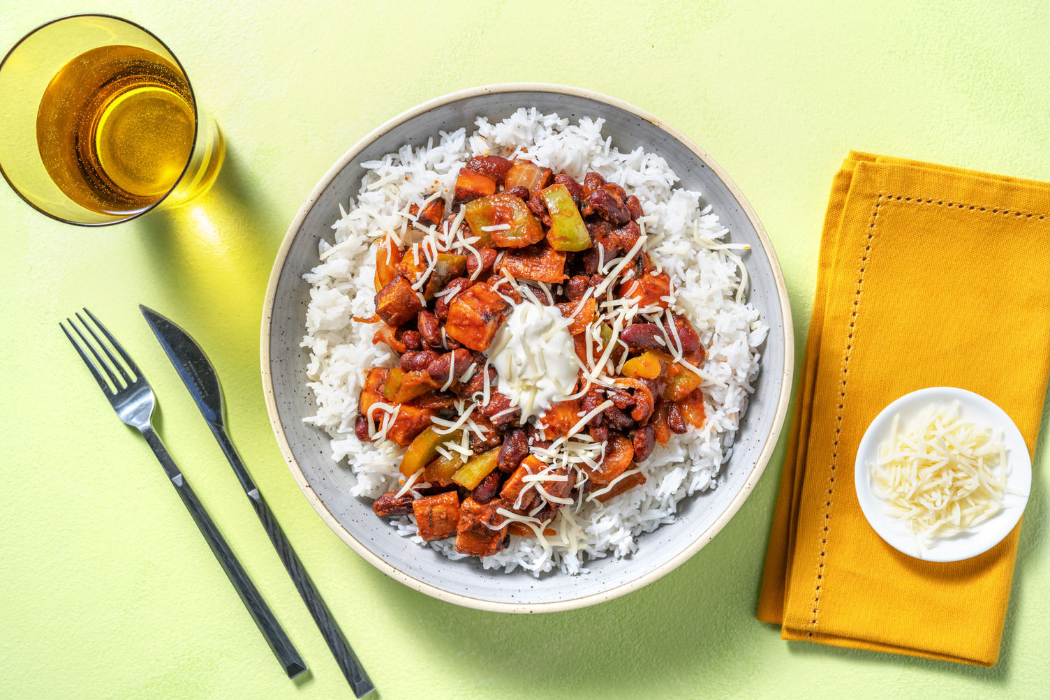 Roasted Sweet Potato and Kidney Bean Chilli Recipe HelloFresh