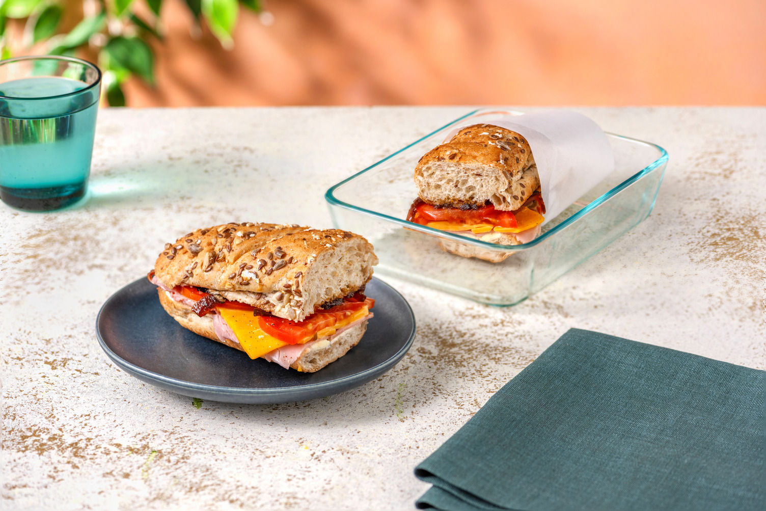 Smoked Ham & Red Leicester Baguette Recipe HelloFresh