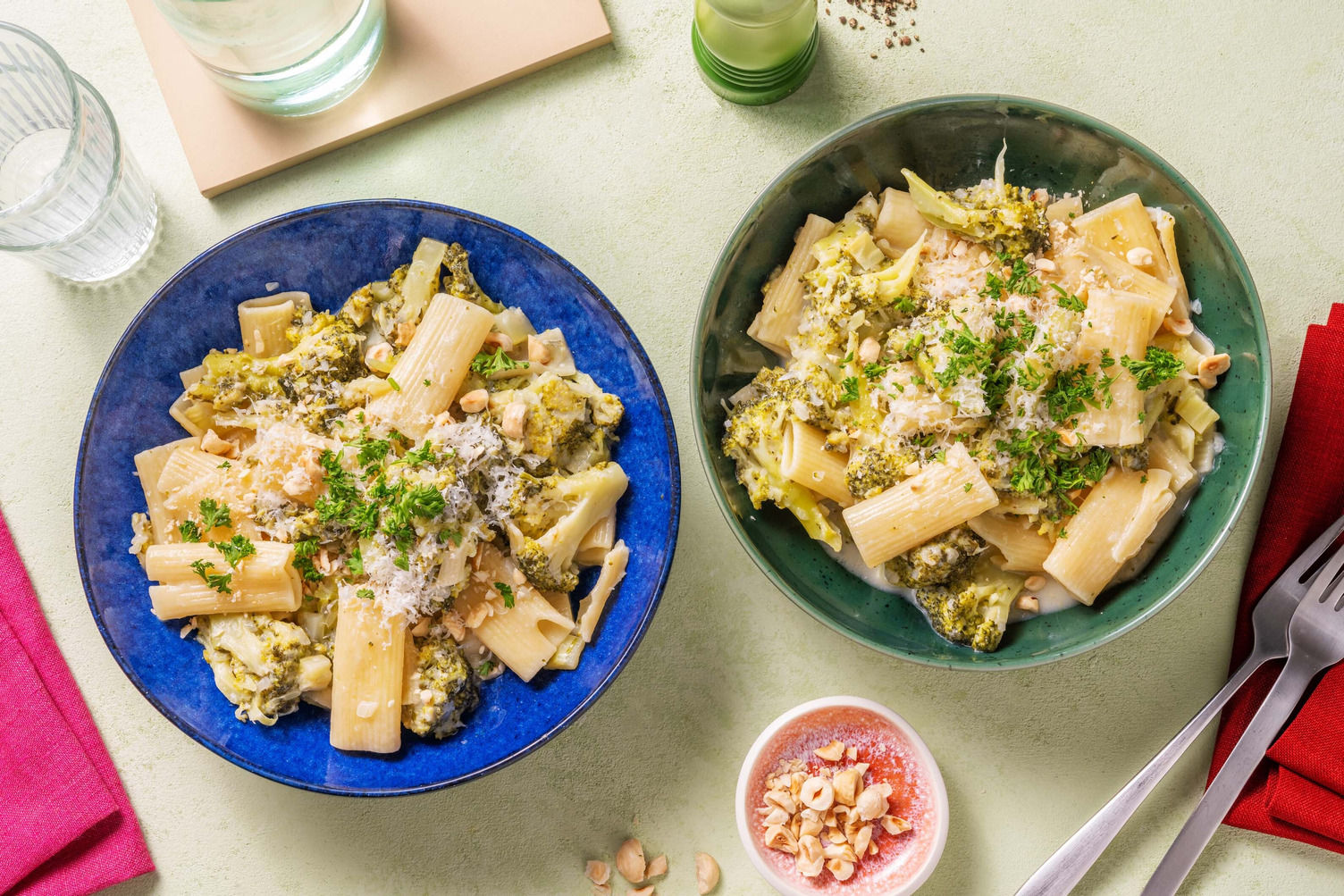 Hellofresh Rigatoni Rigatoni aux trois fromages et brocoli Recette | HelloFresh
