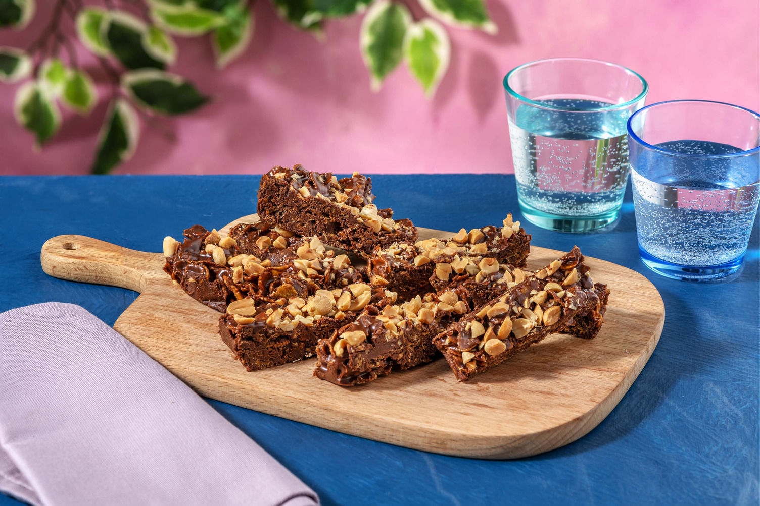 Crunchy Chocolate Peanut Butter Bars Recipe HelloFresh