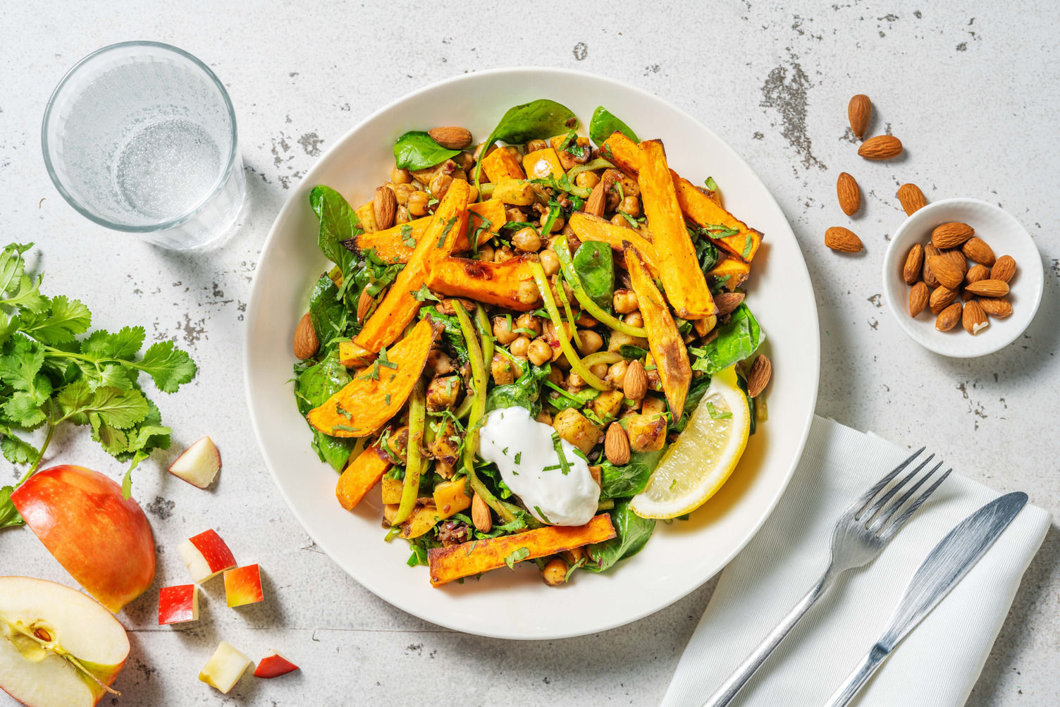 Veggie bowl aux épices du MoyenOrient Recette HelloFresh