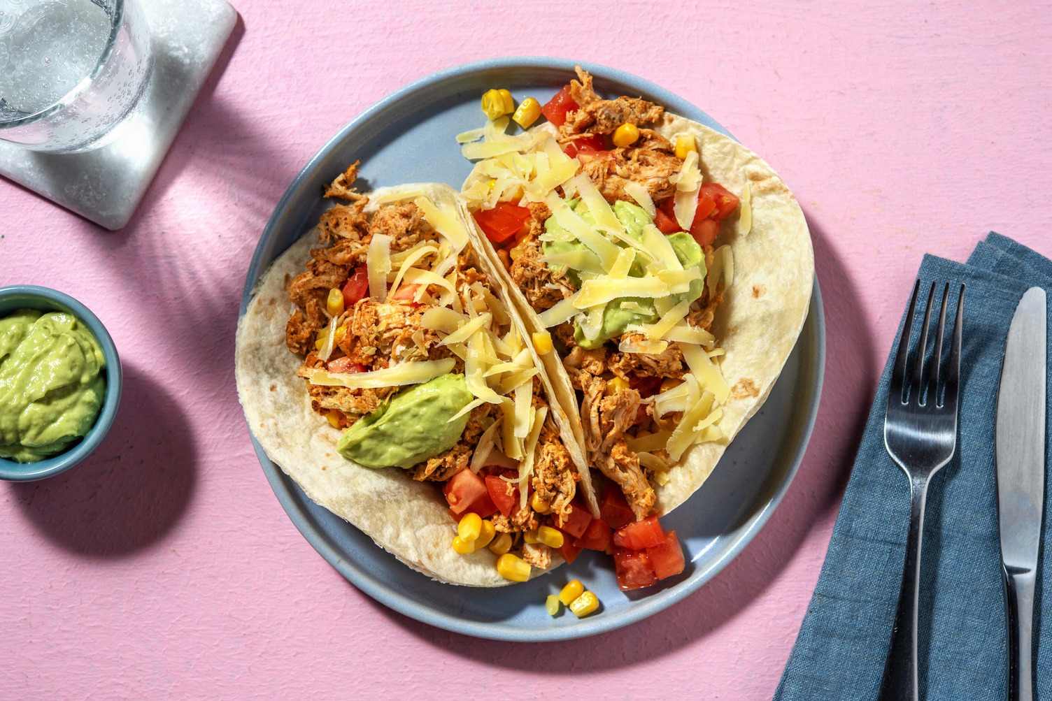 Pulled chicken tortilla&amp;#39;s Recept | HelloFresh