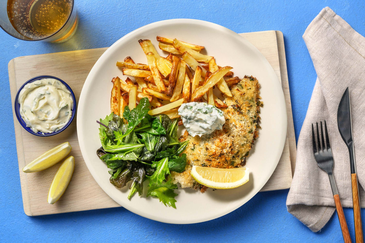 Breaded Sea Bass and Chips Recipe HelloFresh