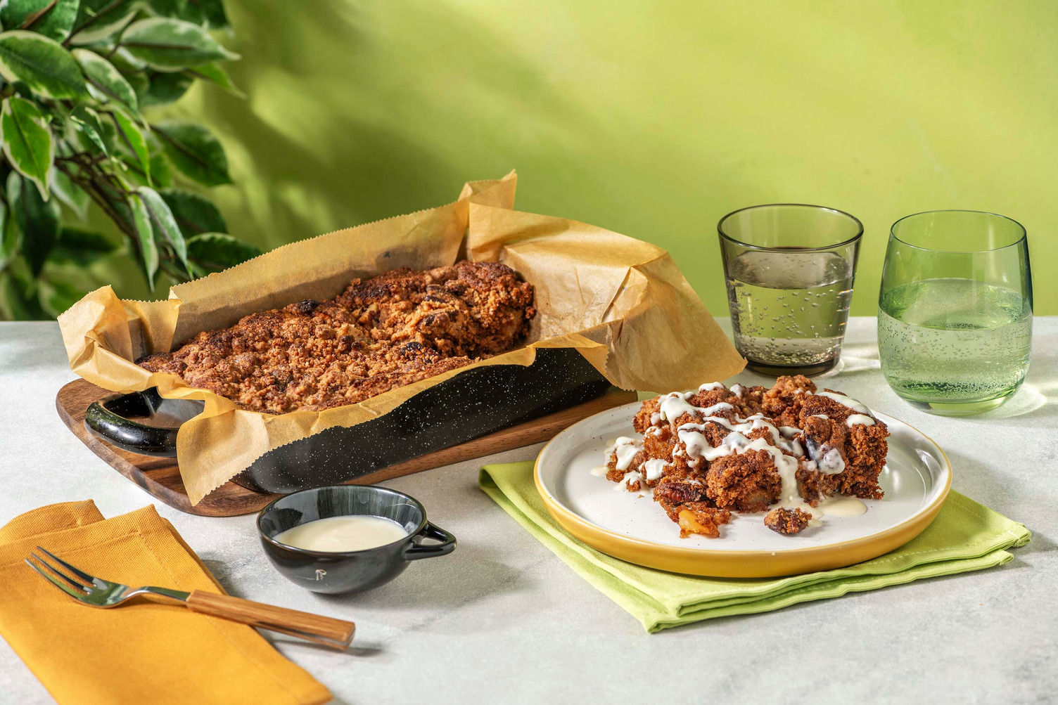 Ginger Apple Crumb Cake Recipe HelloFresh