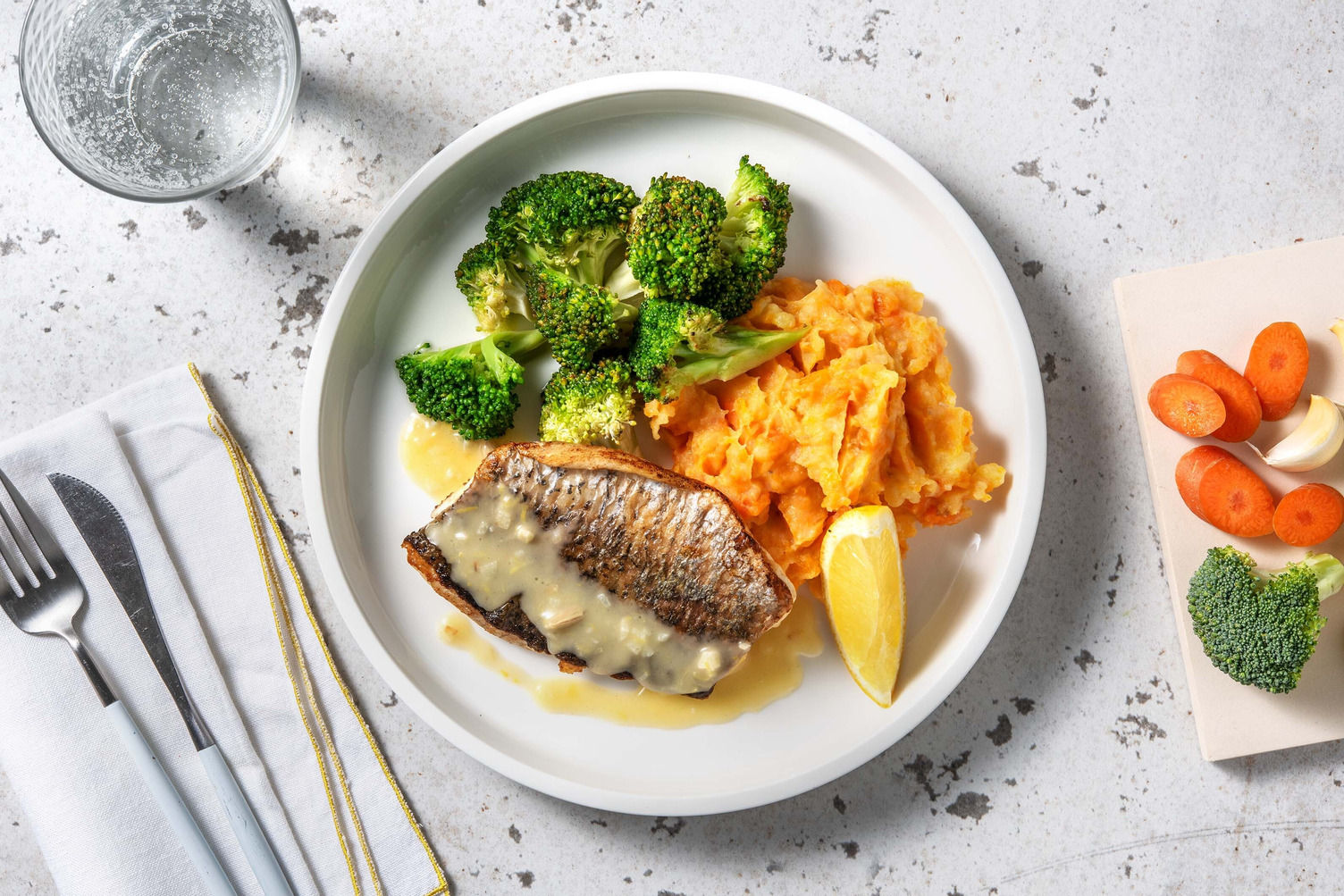 Filet de merlu & sauce citronnée Recette | HelloFresh