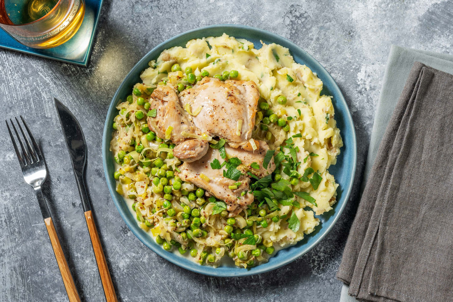 Creamy Leek and Mustard Chicken Recipe HelloFresh