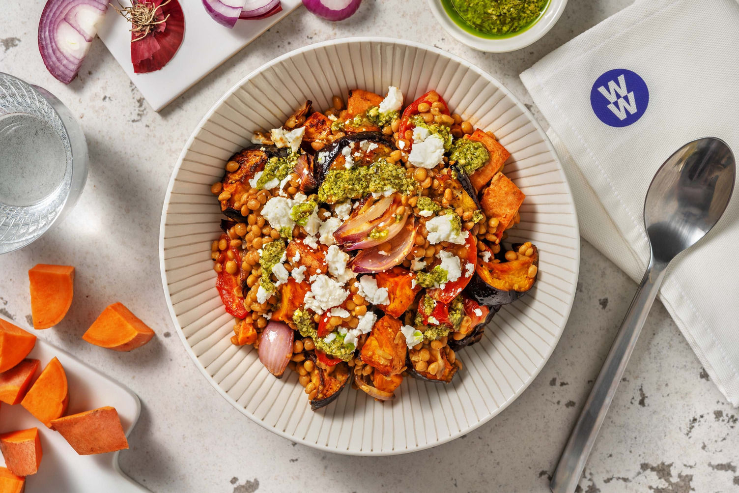Roasted Veg and Lentil Jumble Recipe HelloFresh