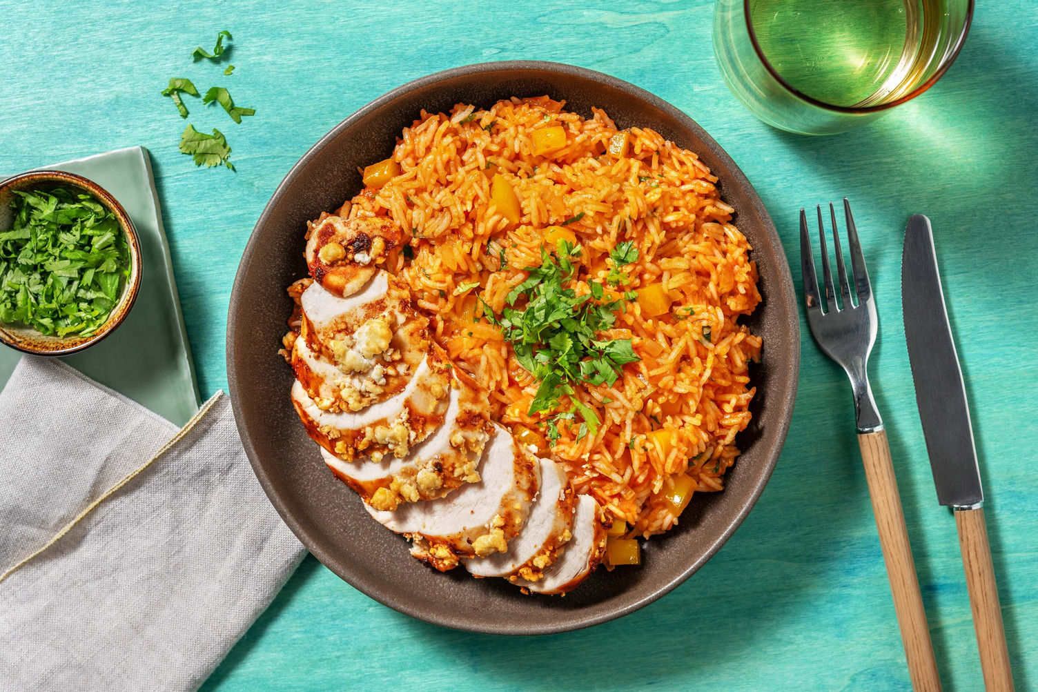 Poulet bio rôti au chipotle et au feta Recette | HelloFresh