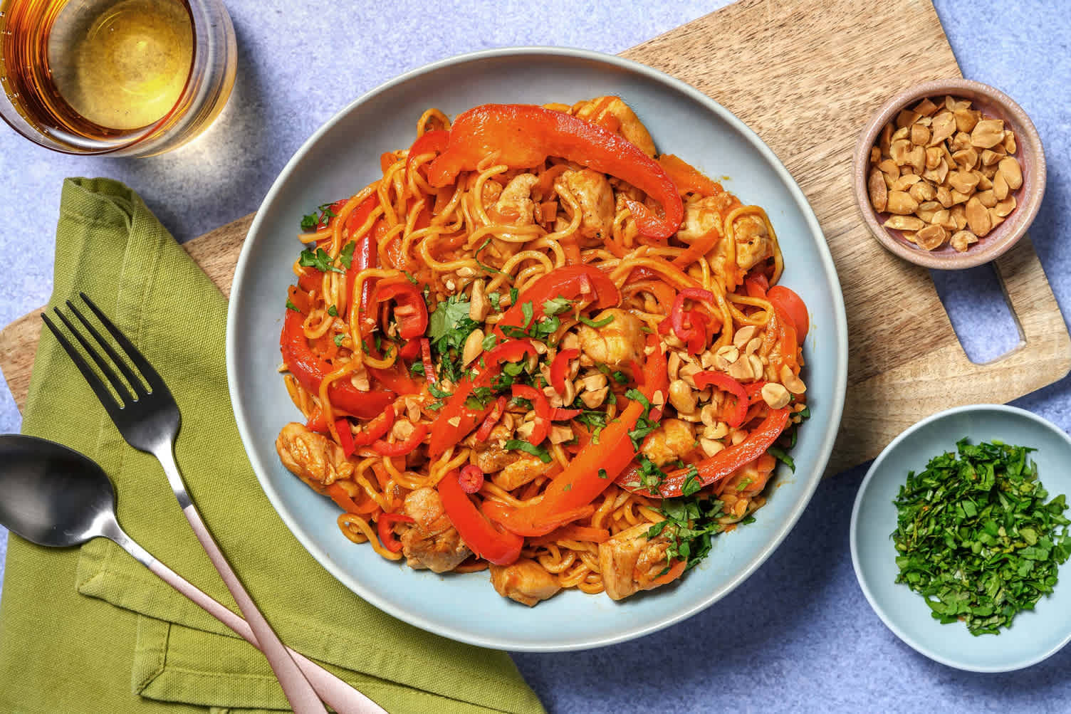 Sticky Chicken Noodle StirFry Recipe HelloFresh