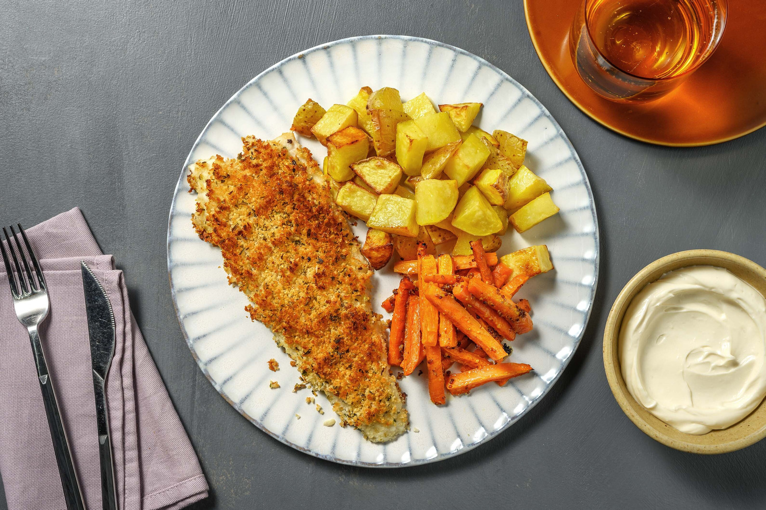 Cheesy Crusted Sea Bass Recipe | HelloFresh