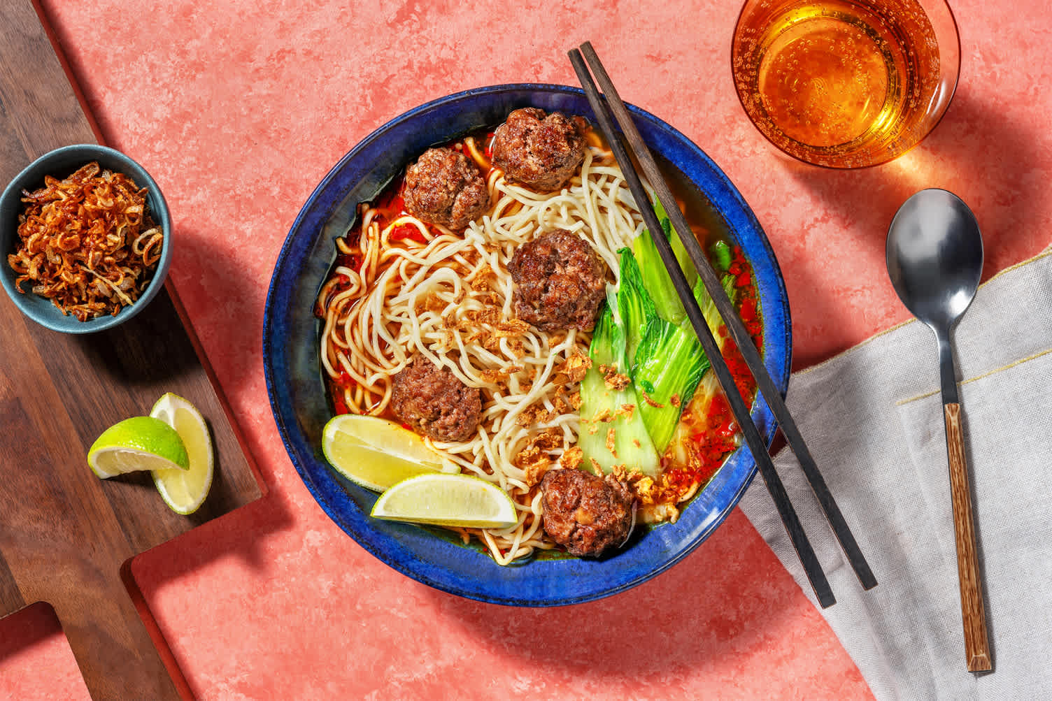Sam's Fragrant Beef Meatball Noodle Soup Recipe HelloFresh