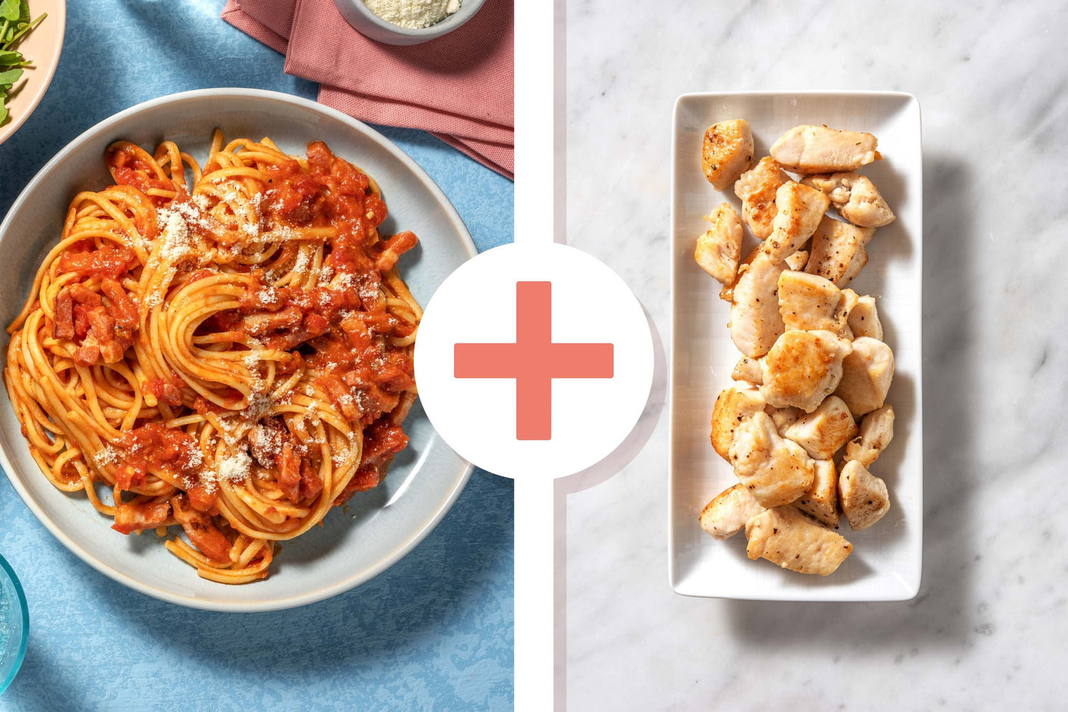 Bacon and Chicken Breast Linguine Amatriciana Recipe HelloFresh